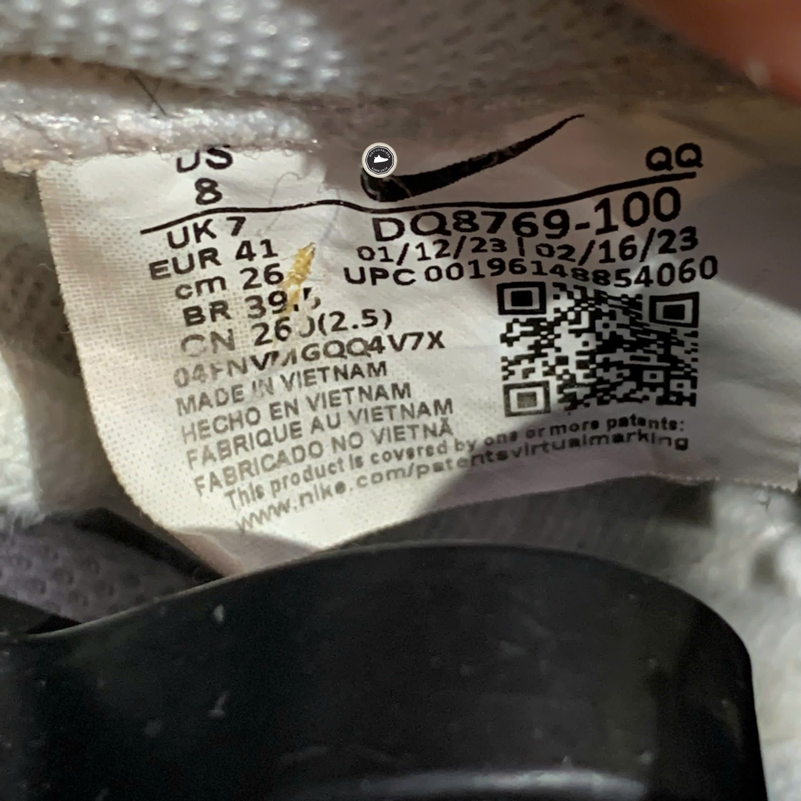 NIKE BLAZER LOW '77 JUMBO 'WHITE UNIVERSITY RED' DQ8769 100 SIZE 41 GIÀY 2HAND CHÍNH HÃNG PVN20426