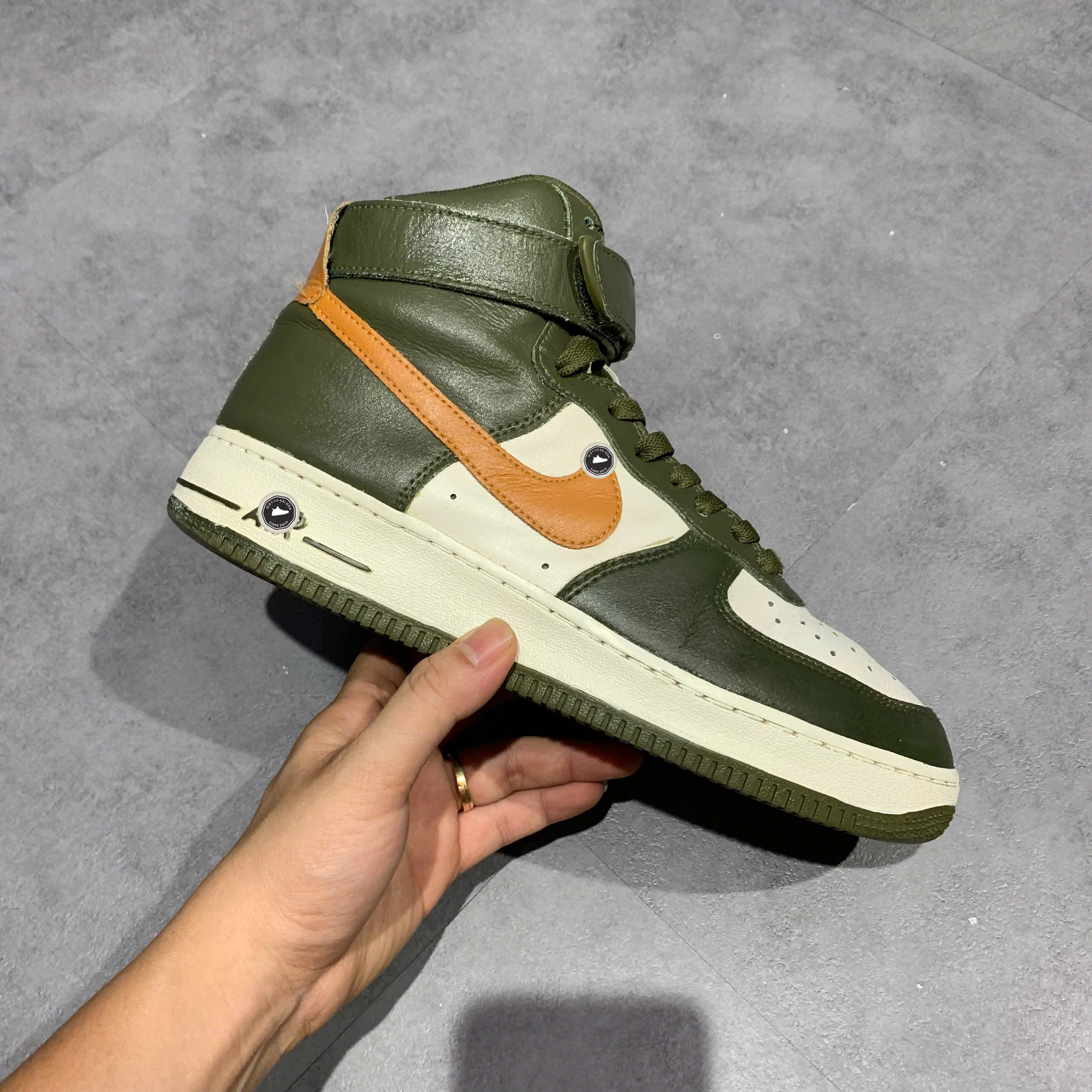 NIKE AIR FORCE 1 HIGH BY YOU AQ3771 992 SIZE 41 GIÀY 2HAND CHÍNH HÃNG  PVN20574