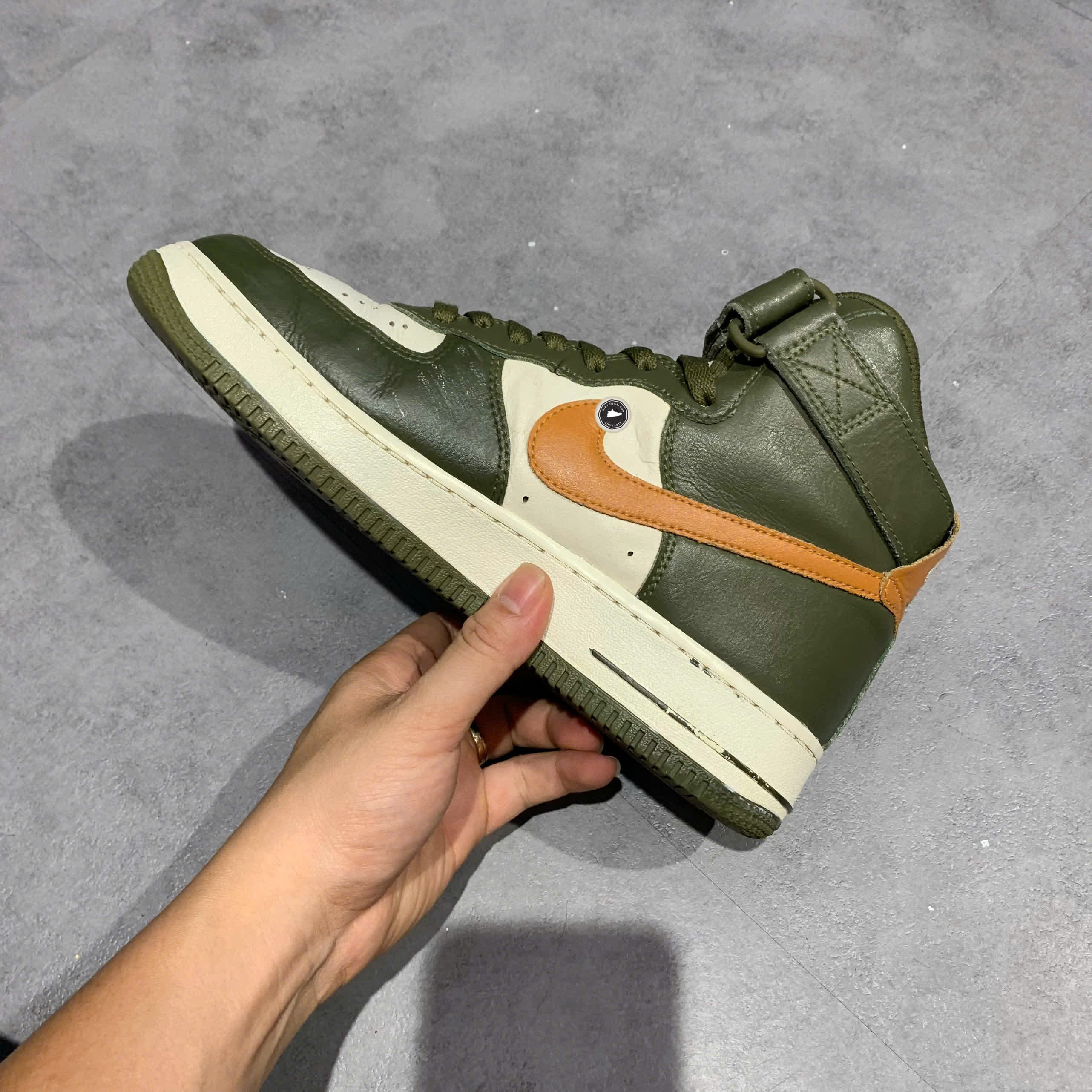 NIKE AIR FORCE 1 HIGH BY YOU AQ3771 992 SIZE 41 GIÀY 2HAND CHÍNH HÃNG  PVN20574