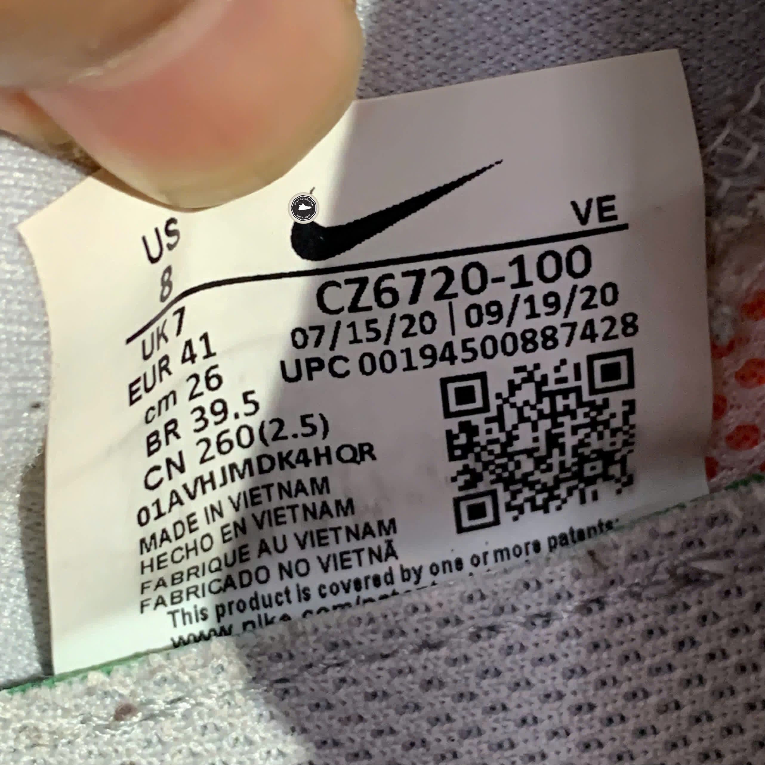 NIKE AIR ZOOM STRUCTURE 23 CZ6720 100 SIZE 41 GIÀY 2HAND CHÍNH HÃNG PVN20483