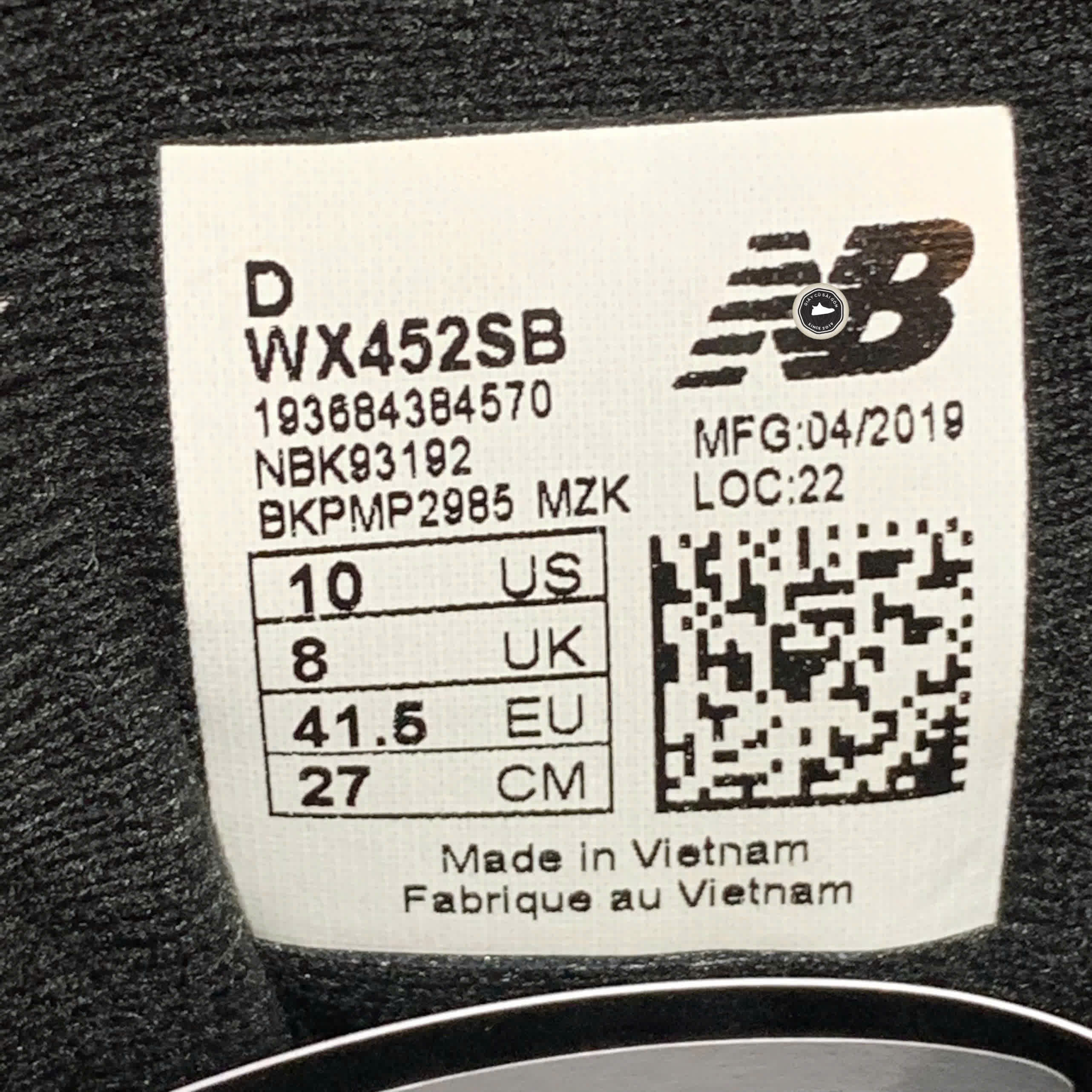 New Balance 452 d w452sb SIZE 41.5 GIÀY 2HAND CHÍNH HÃNG 21040