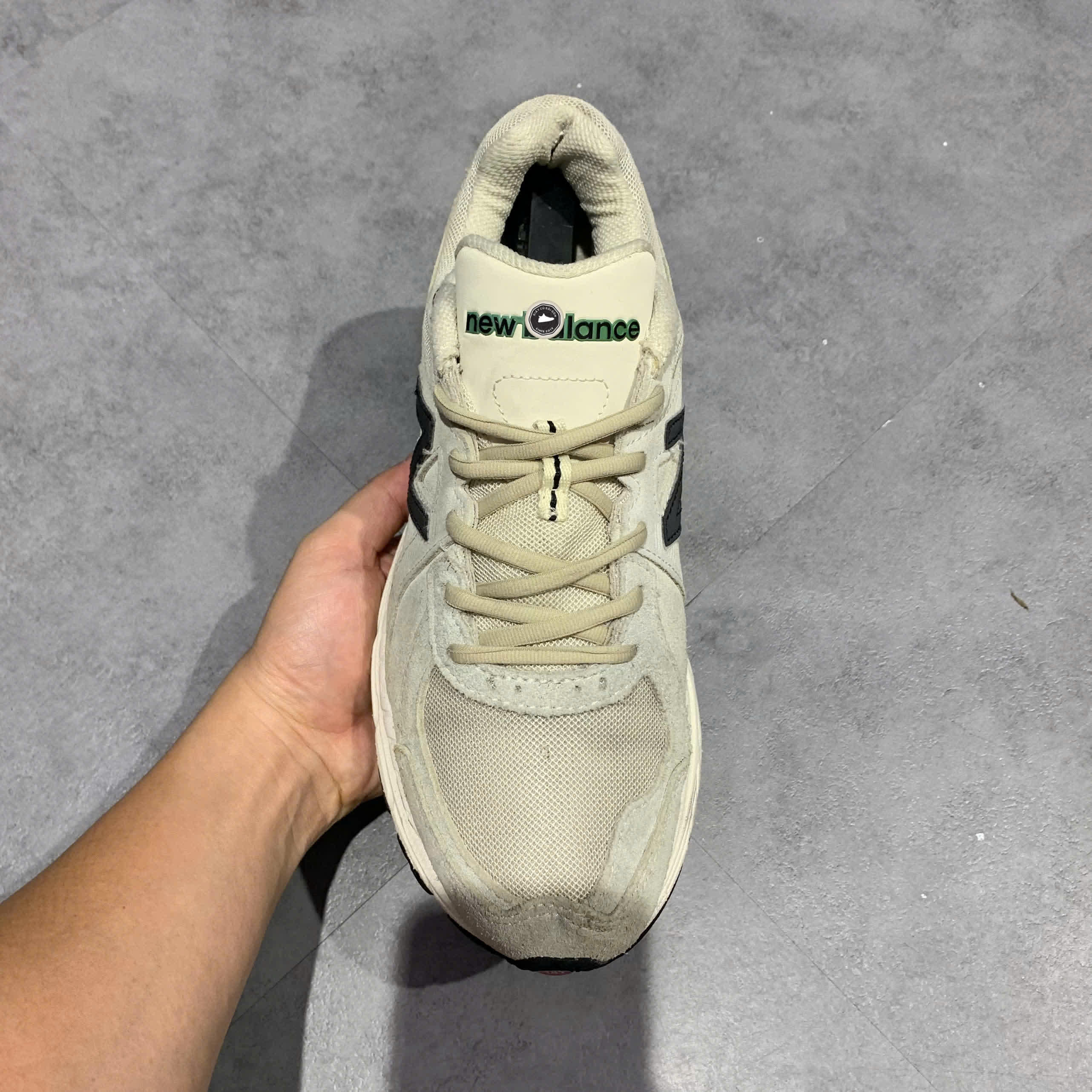 NEW BALANCE 860V2 'BEIGE GREEN RED' ML860XG SIZE 41.5 GIÀY 2HAND CHÍNH HÃNG  PVN21004