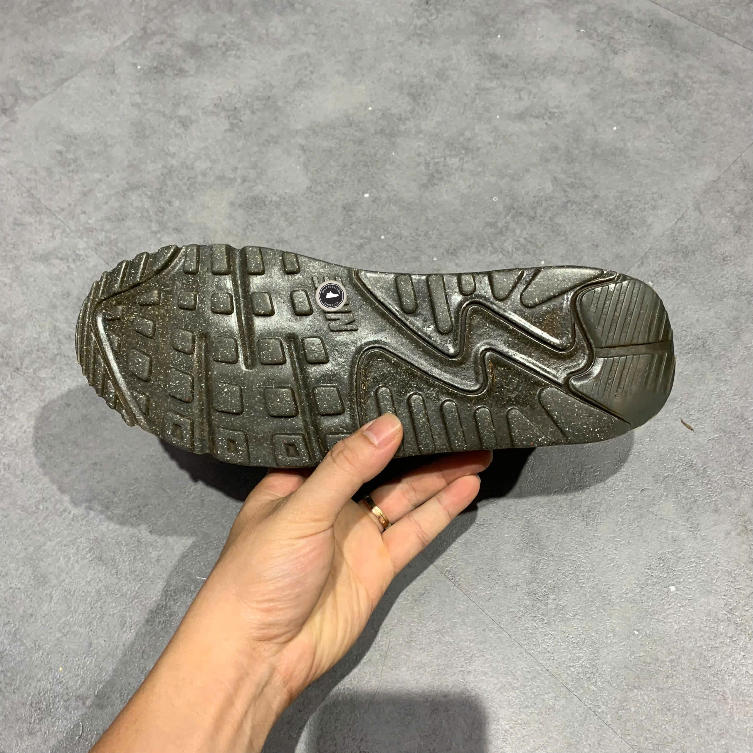 NIKE AIR MAX TERRASCAPE 90 TRIPLE BLACK DQ3987 002 SIZE 41 GIÀY 2HAND CHÍNH HÃNG PVN20406