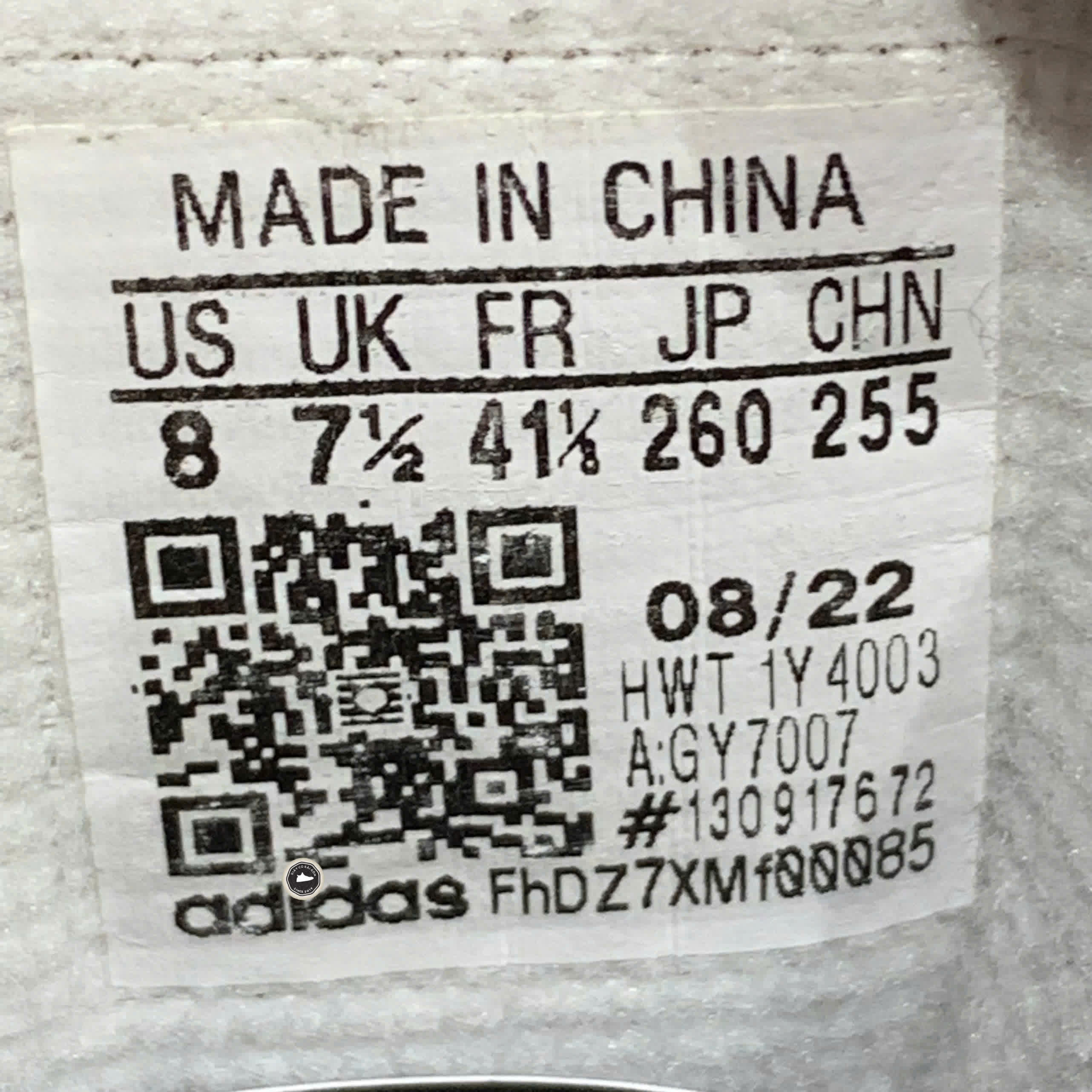 ADIDAS 100DB 'WHITE BLACK' GY7007 SIZE 41 1/3 GIÀY 2HAND CHÍNH HÃNG PVN21164