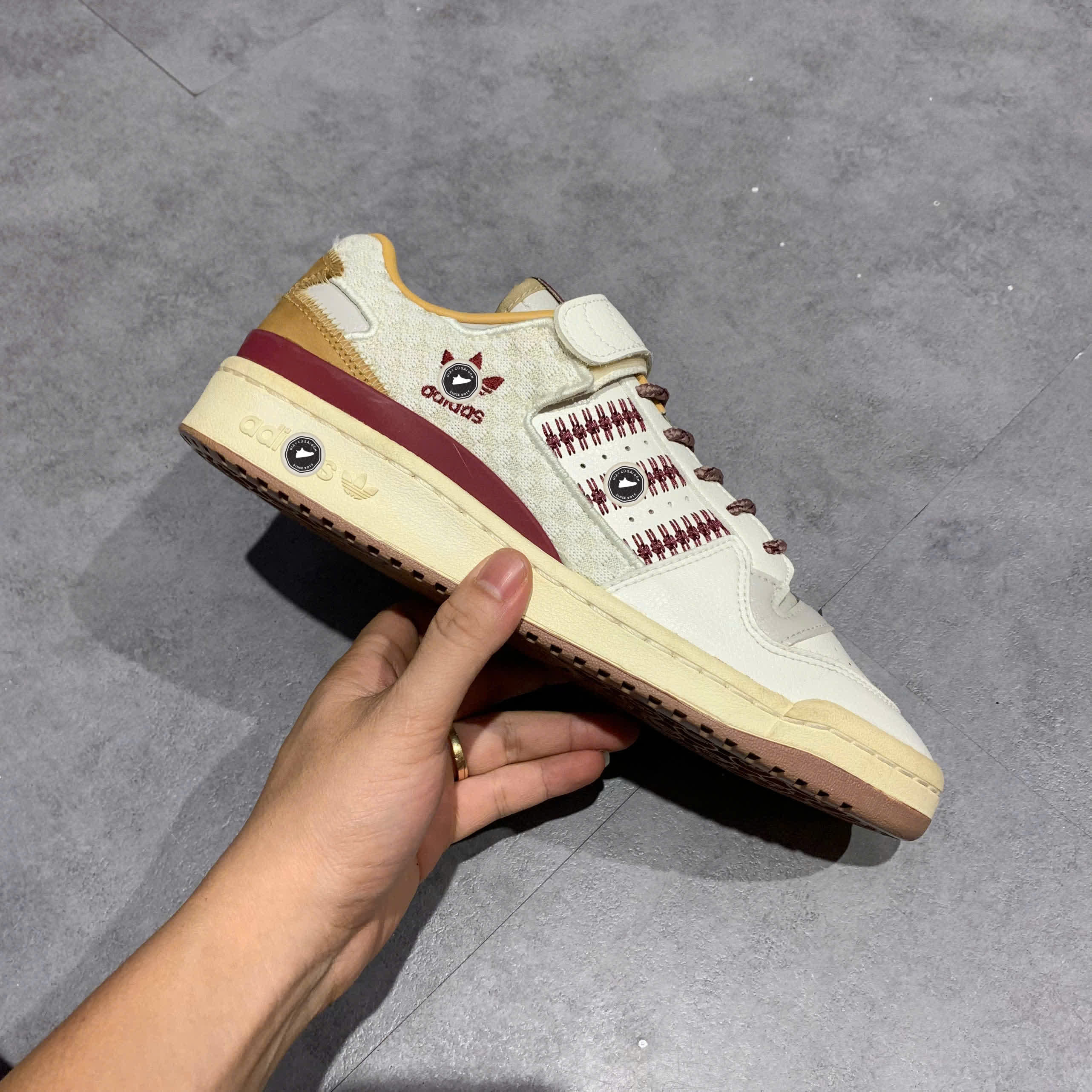 adidas Originals Miffy x Fansack x Forum 84 'White' IE1898 SIZE 41 1/3 GIÀY 2HAND CHÍNH HÃNG PVN21082