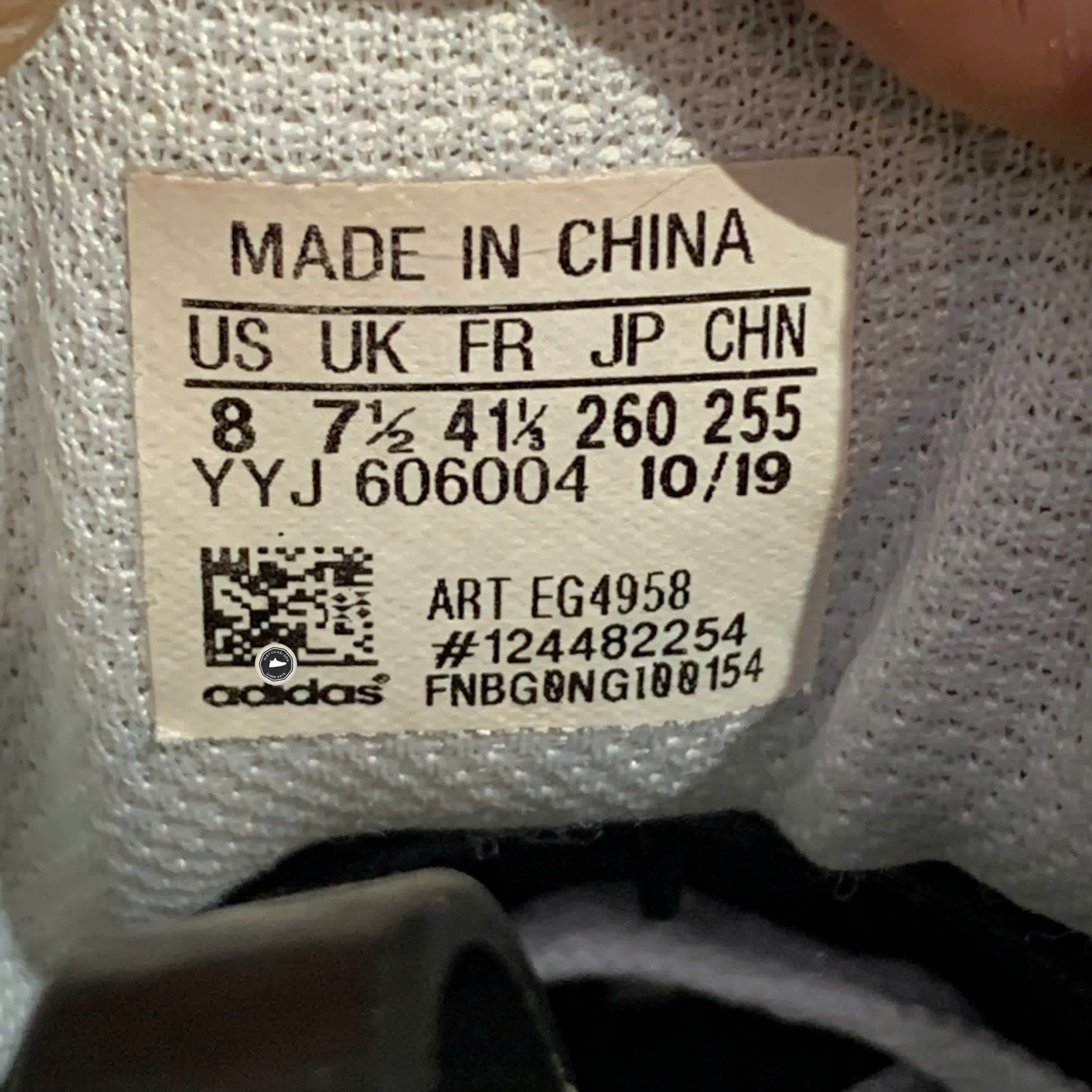 ADIDAS SUPERSTAR 'FOOTWEAR WHITE BLACK' EG4958 SIZE 41 1/3 GIÀY 2HAND CHÍNH HÃNG PVN21359