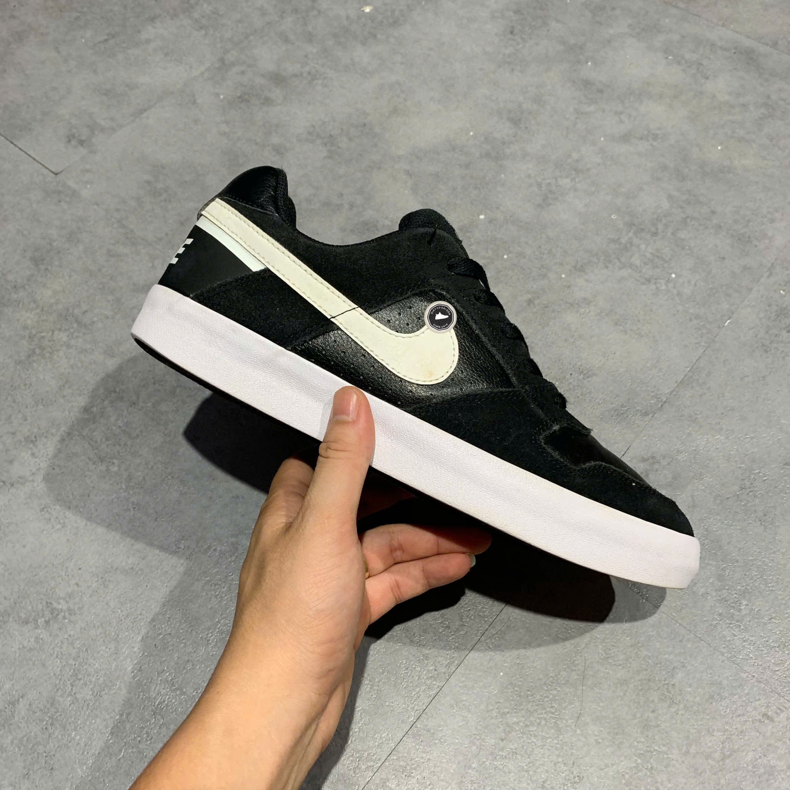 NIKE SB DELTA FORCE VULC 'BLACK' 942237 010 SIZE 42 GIÀY 2HAND CHÍNH HÃNG PVN21252