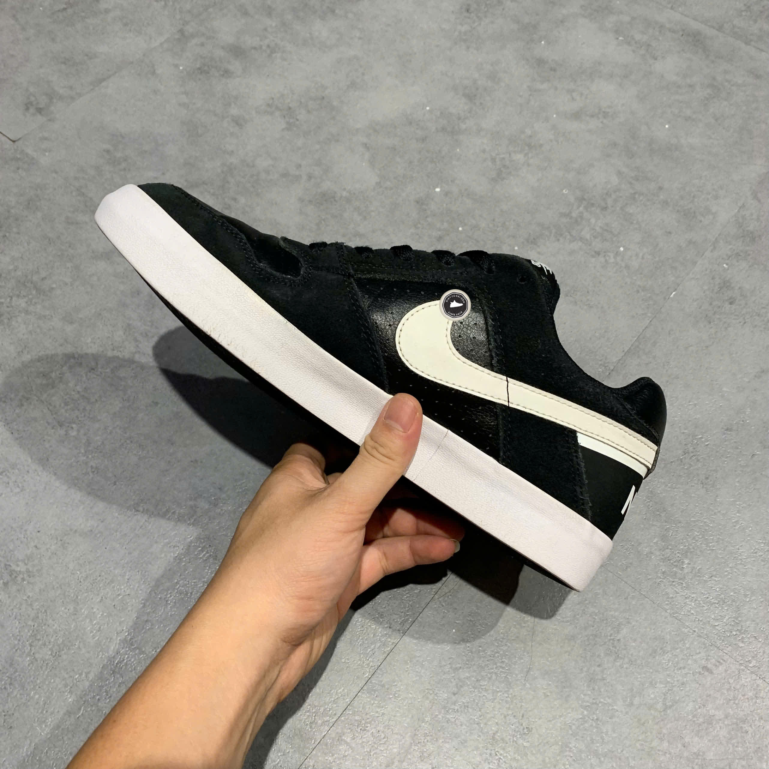 NIKE SB DELTA FORCE VULC 'BLACK' 942237 010 SIZE 42 GIÀY 2HAND CHÍNH HÃNG PVN21252