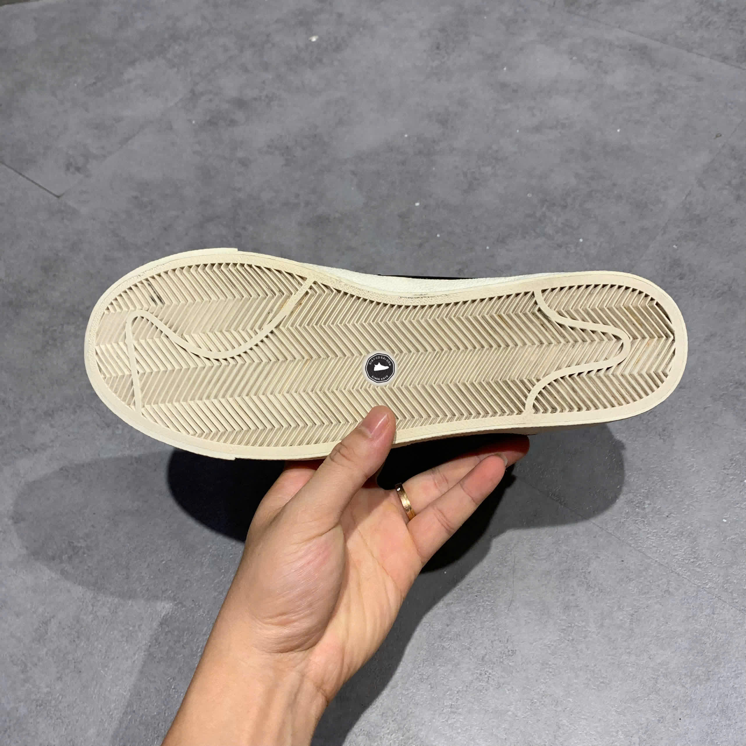 Nike Blazer Low 77 Jumbo White Black DN2158-101 SIZE 42 GIÀY 2HAND CHÍNH HÃNG PVN21206