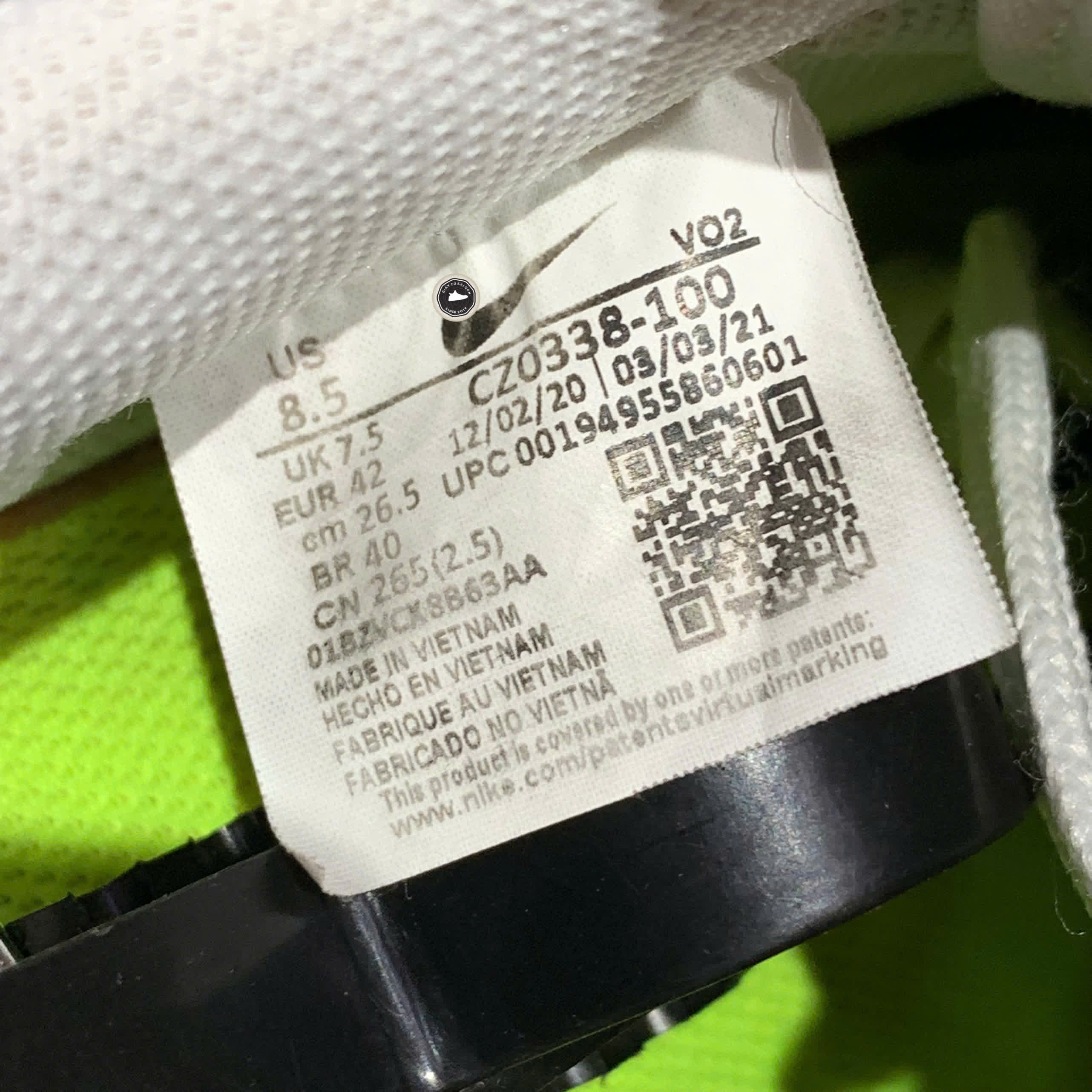 Nike Air Force 1 07 LV8 Indigo CZ0338-100 SIZE 42 GIÀY 2HAND CHÍNH HÃNG PVN21185