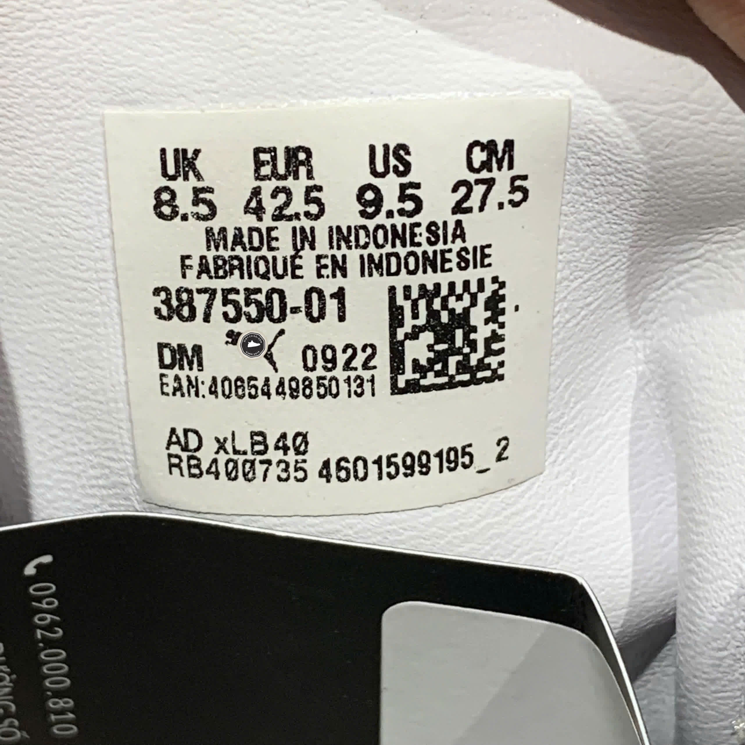 PUMA Slipstream Invdr Lux 'Cream White' 387550-01 SIZE 42.5 GIÀY 2HAND CHÍNH HÃNG PVN21325