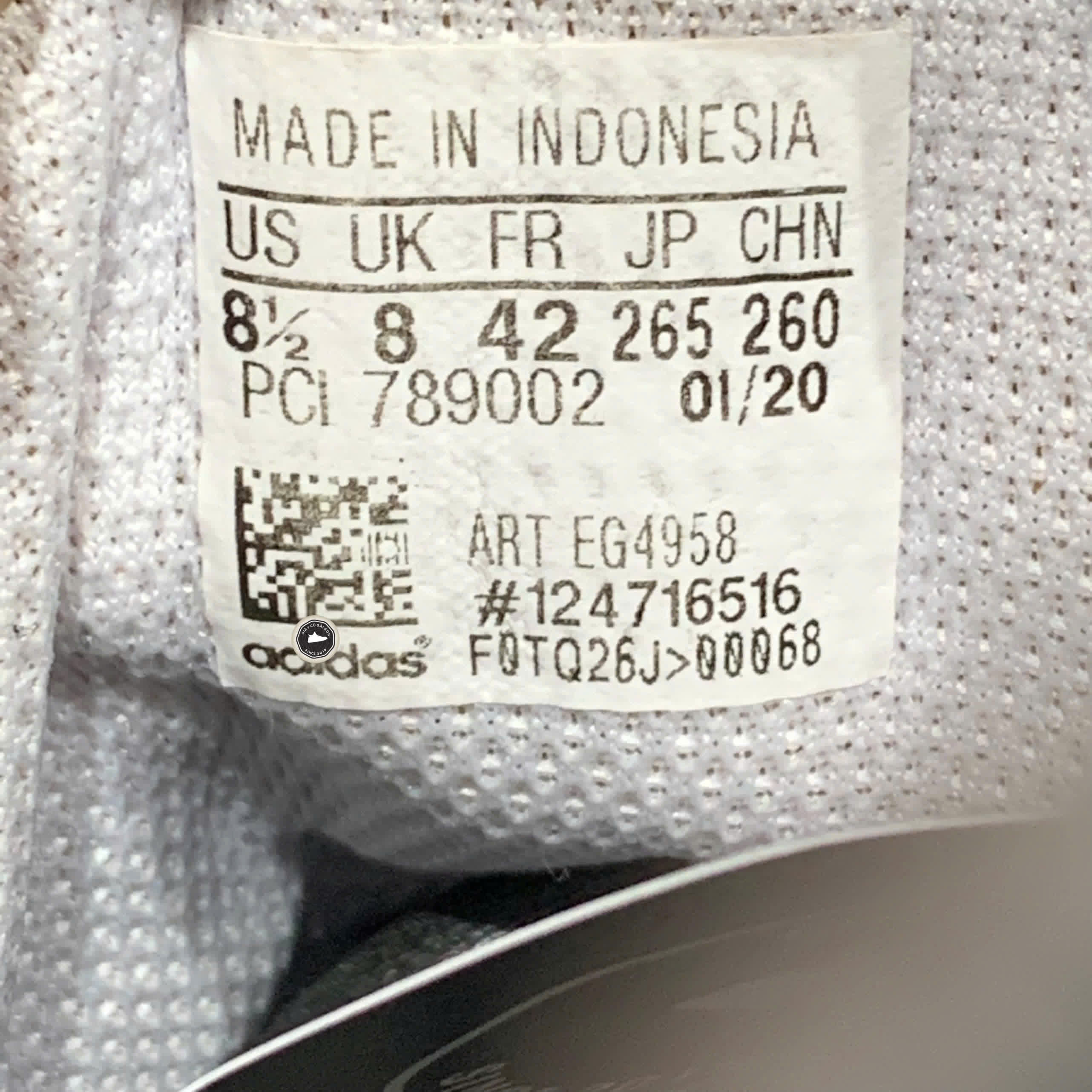 ADIDAS SUPERSTAR 'FOOTWEAR WHITE BLACK' EG4958 SIZE 42 GIÀY 2HAND CHÍNH HÃNG PVN21111