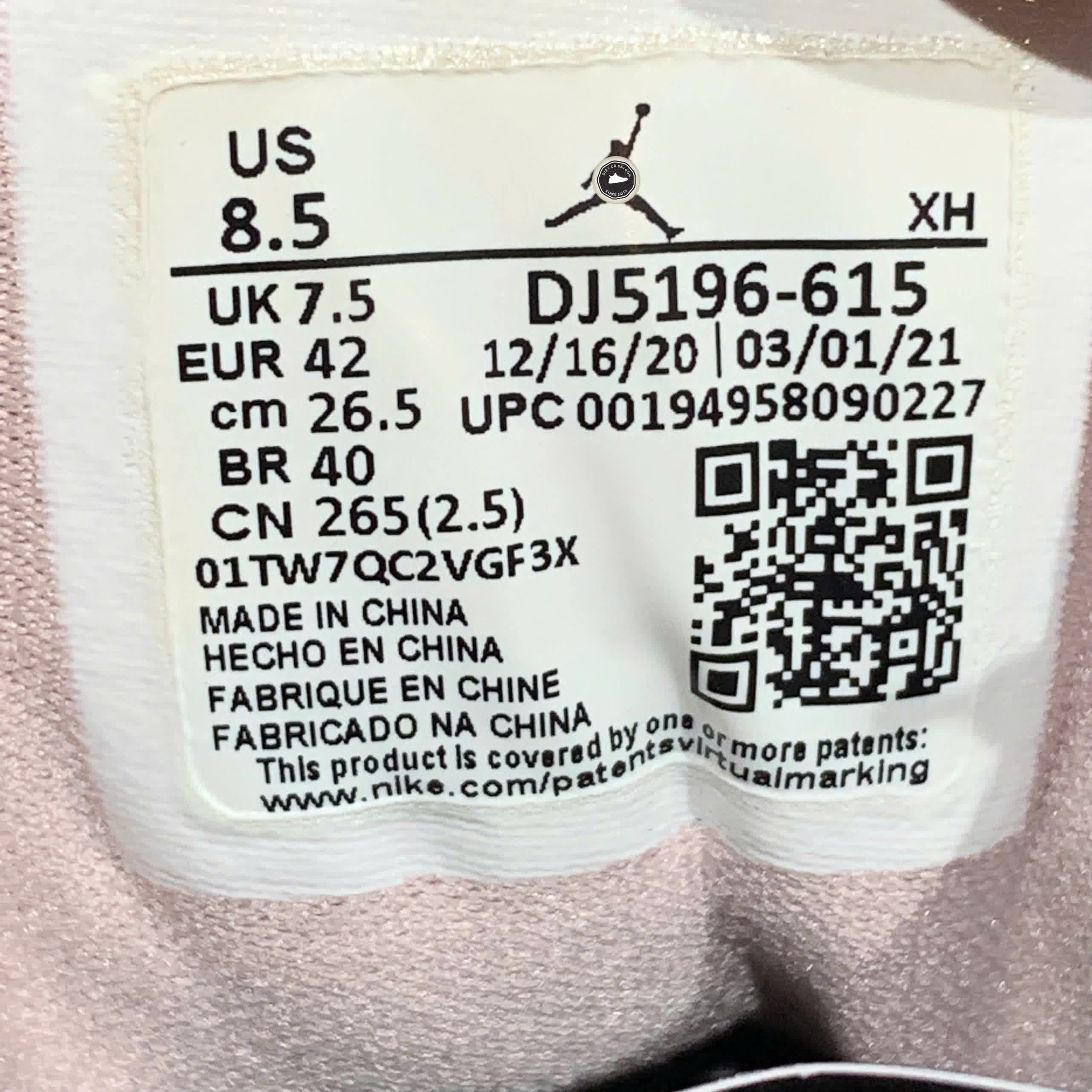 NIKE AIR JORDAN 1 LOW SE 'EASTER PASTEL' DJ5196 615 SIZE 42 GIÀY 2HAND CHÍNH HÃNG PVN21070