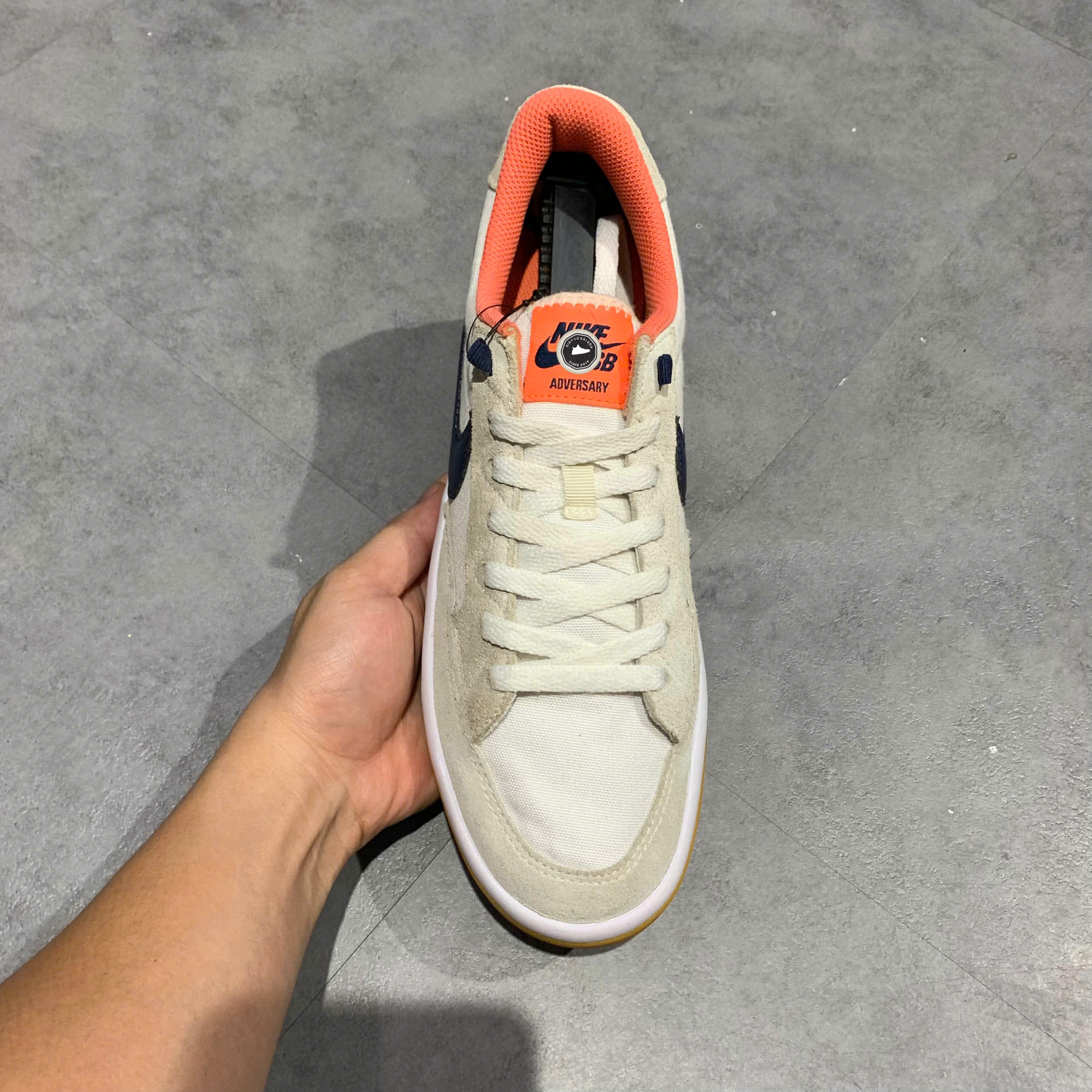 Nike SB Adversary Premium 'Turf Orange Gum Light Brown' CW7456 102 SIZE 42 GIÀY 2HAND CHÍNH HÃNG PVN21271