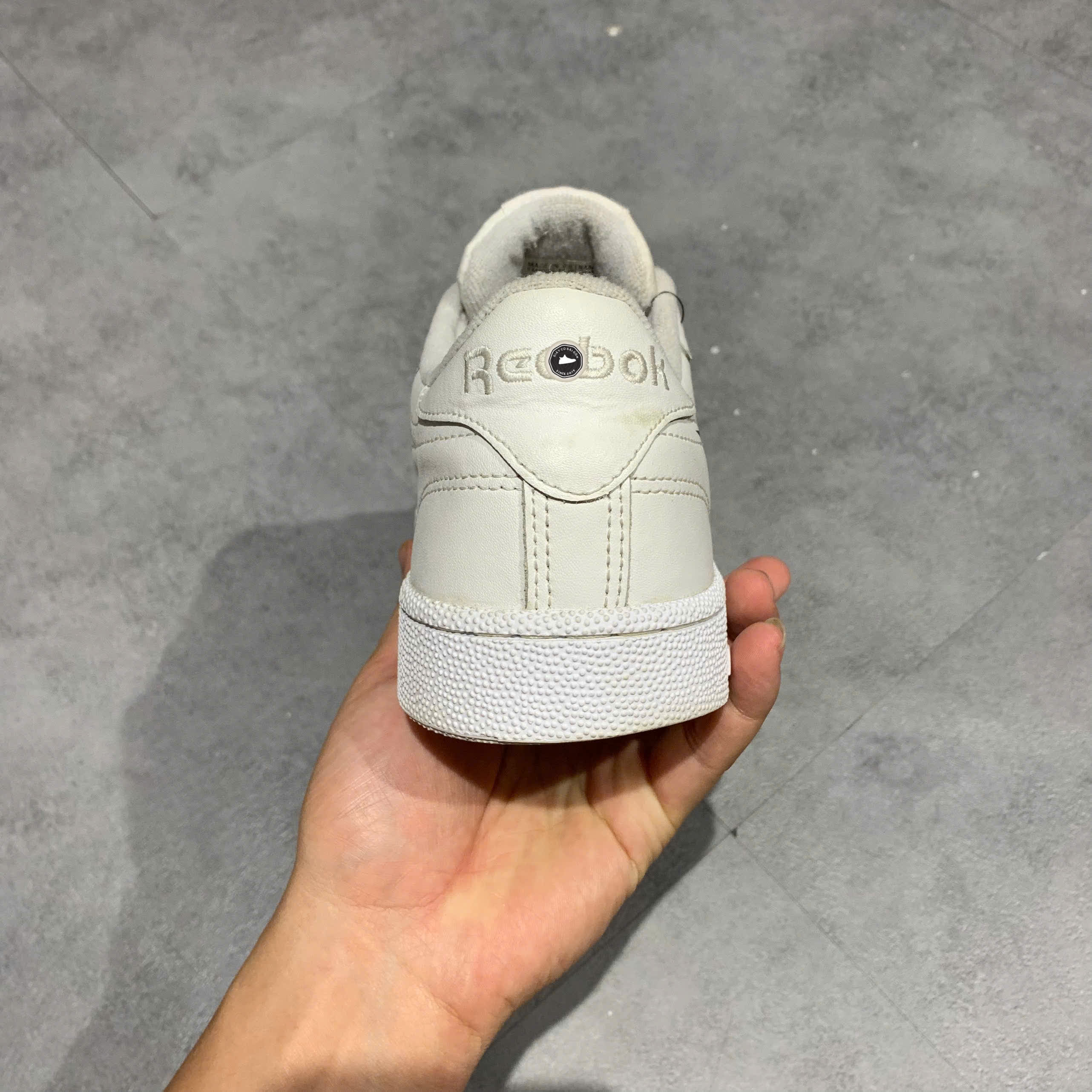 Reebok Club C 85 MU ‘White Scarlett Red Navy’ EH0640 SIZE 42.5 GIÀY 2HAND CHÍNH HÃNG PVN21159