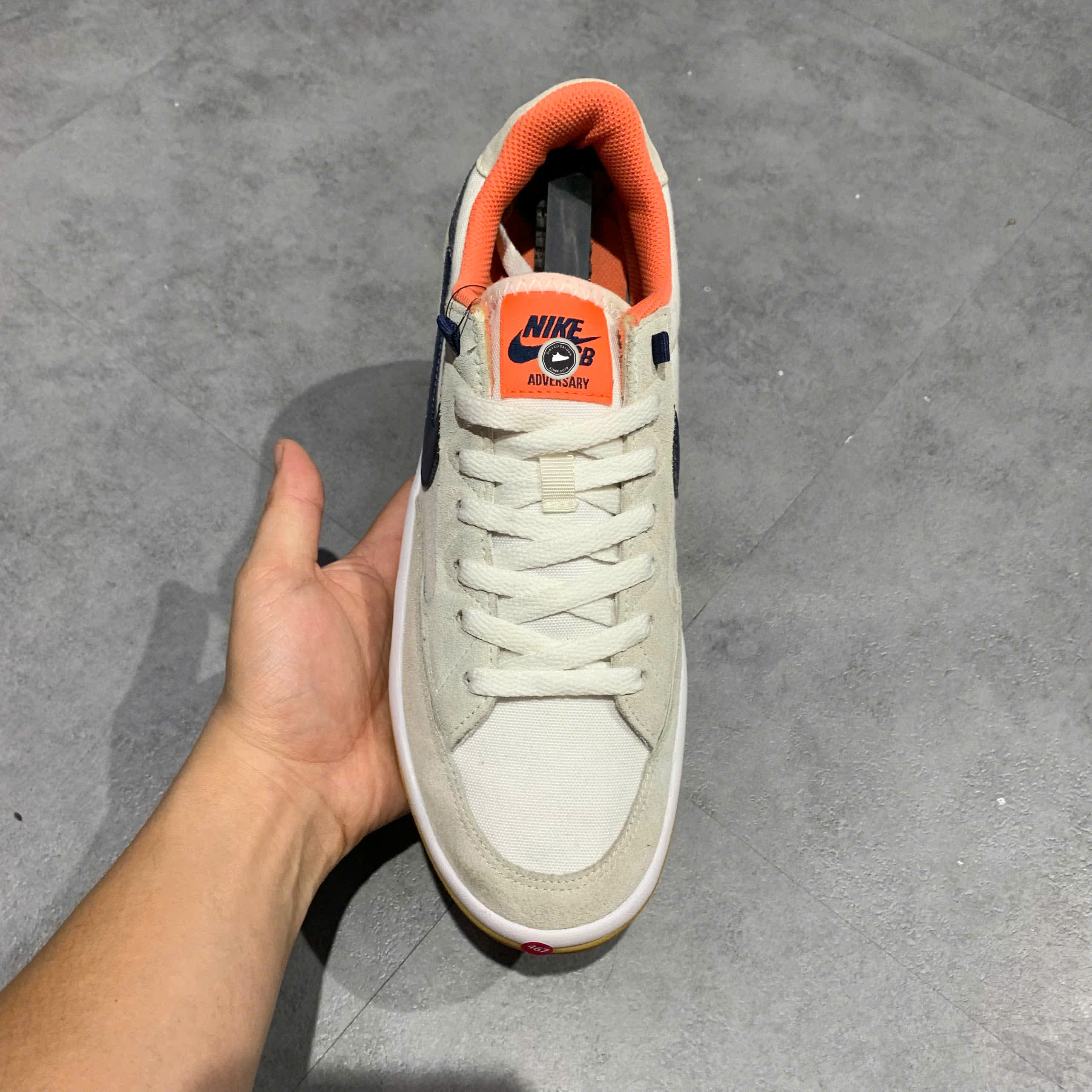 NIKE SB ADVERSARY PREMIUM 'TURF ORANGE GUM LIGHT BROWN' CW7456 102 SIZE 42 GIÀY 2HAND CHÍNH HÃNG PVN21136