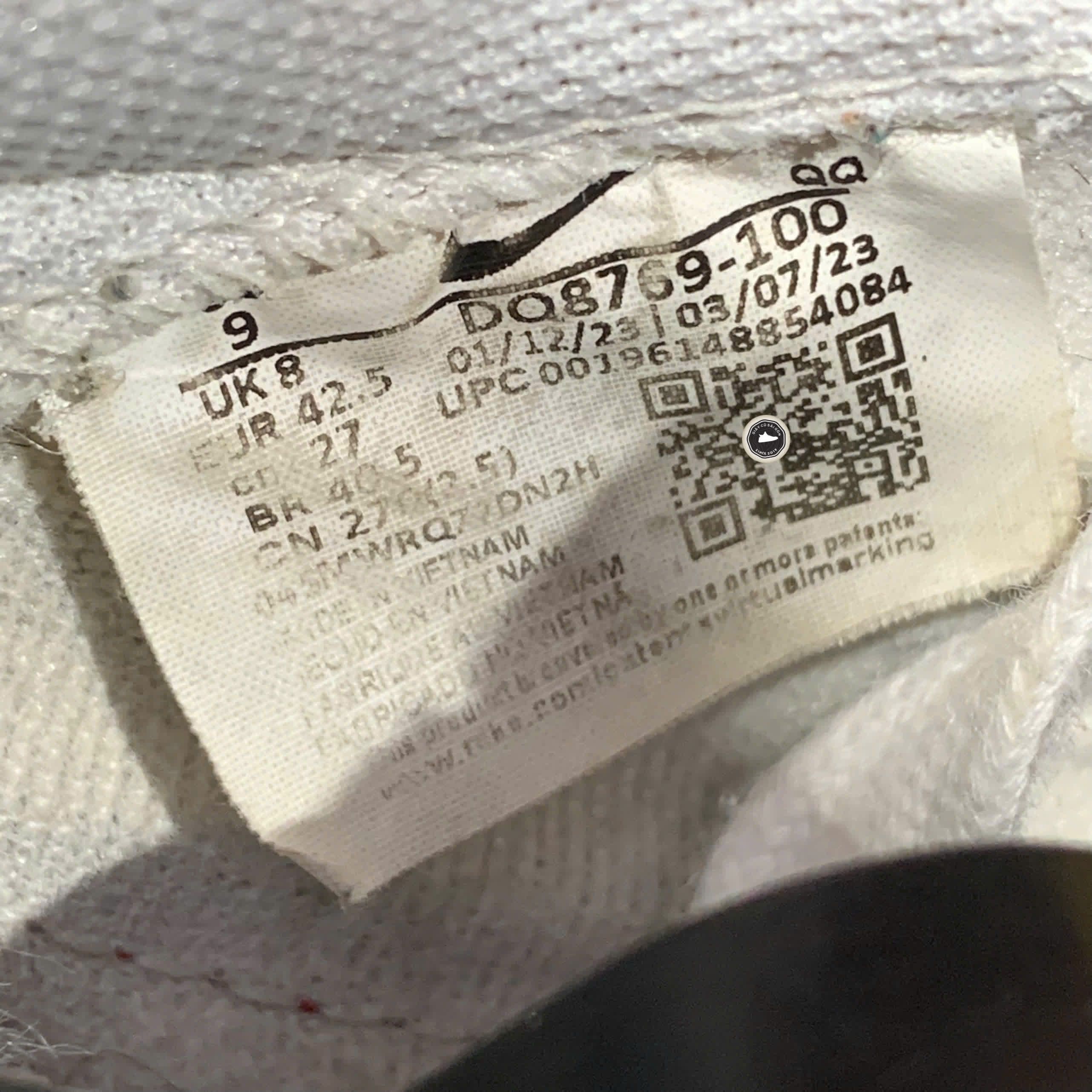 Nike Blazer Low '77 Jumbo White University Red DQ8769 100 SIZE 42.5 GIÀY 2HAND CHÍNH HÃNG PVN21107