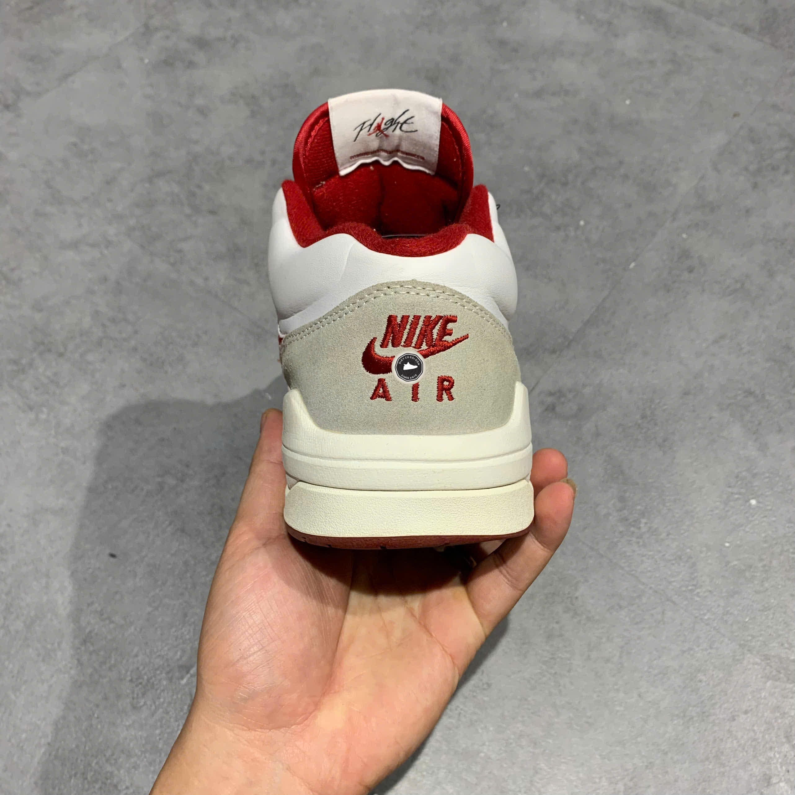 NIKE JORDAN STADIUM 90 'WHITE RED' DX4397 106 SIZE 42.5 GIÀY 2HAND CHÍNH HÃNG PVN21360