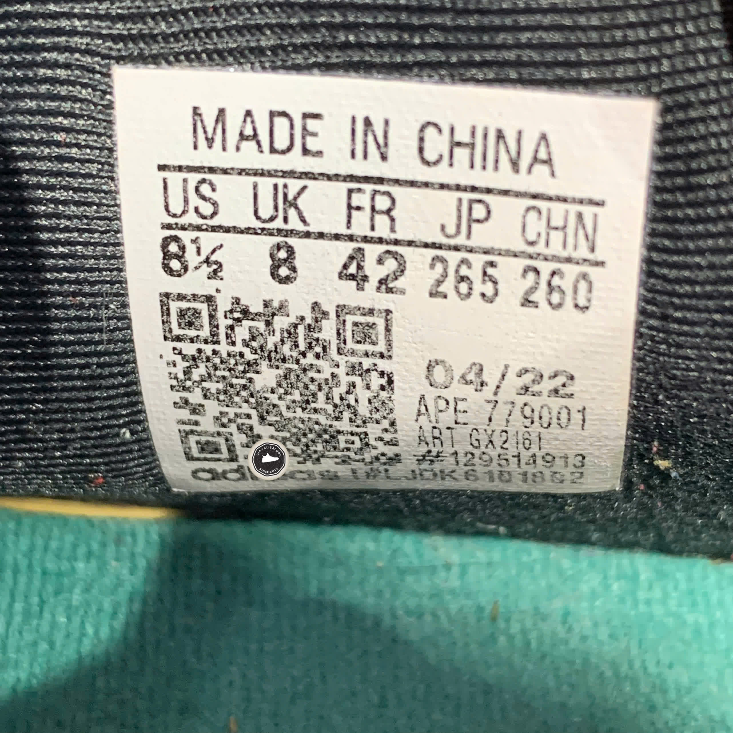 Adidas Forum 84 Low 'Orbit Grey Focus Orange' GX2161 SIZE 42 GIÀY 2HAND CHÍNH HÃNG PVN21341