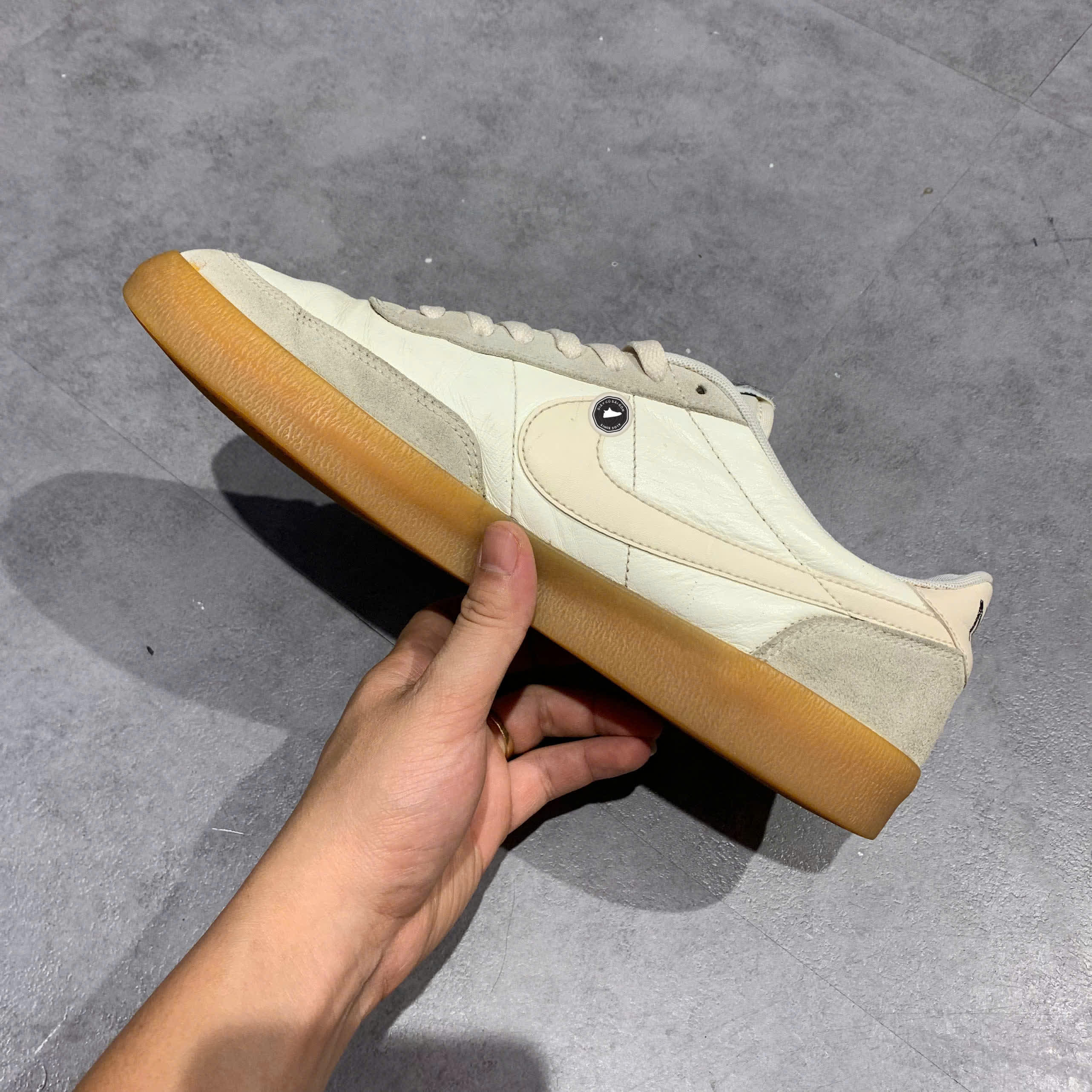 NIKE KILLSHOT 2 LEATHER 'SAIL GUM' 432997 128 SIZE 44.5 GIÀY 2HAND CHÍNH HÃNG PVN21138