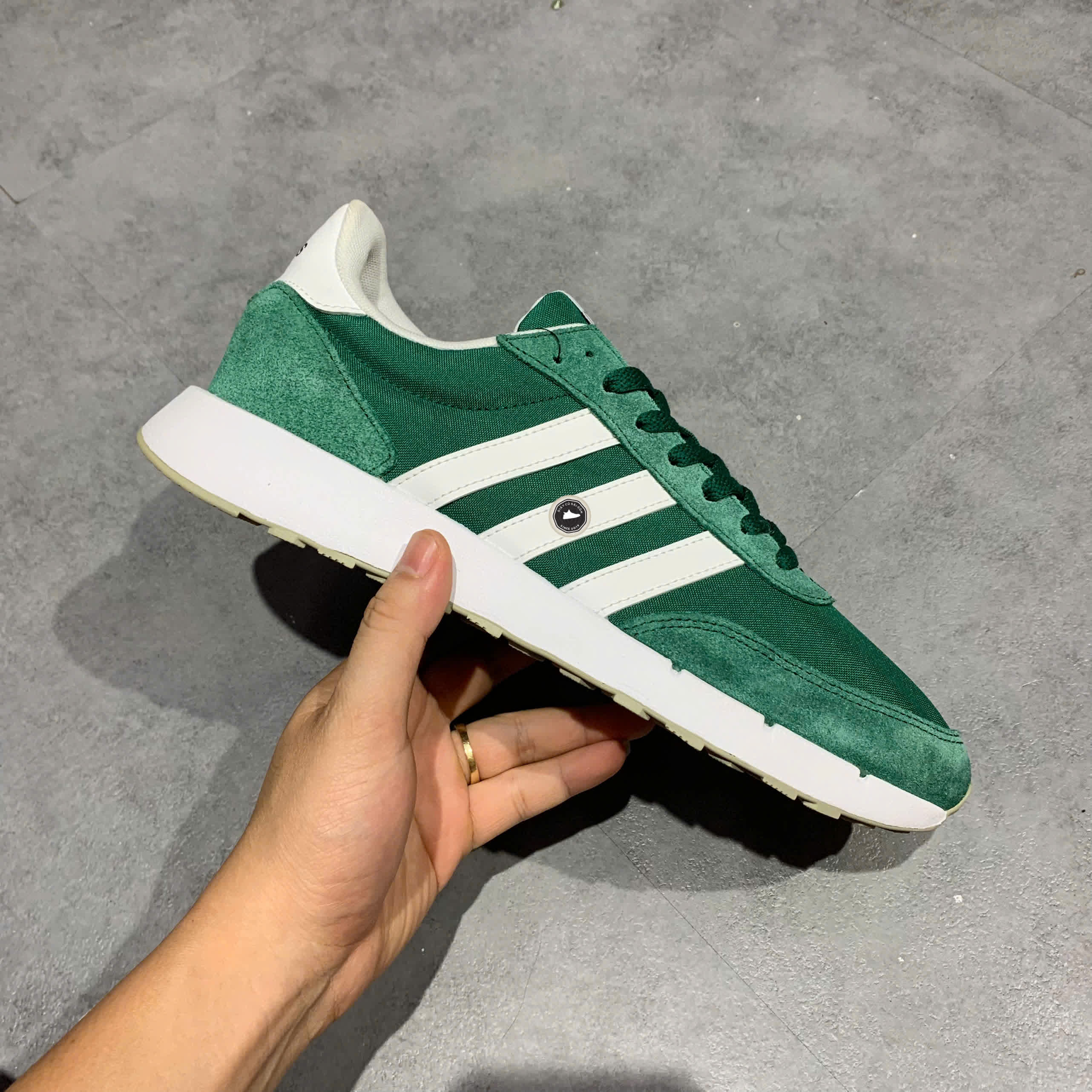 ADIDAS RUN 60S 2.0 H00354 SIZE 42 2/3 GIÀY 2HAND CHÍNH HÃNG PVN21235