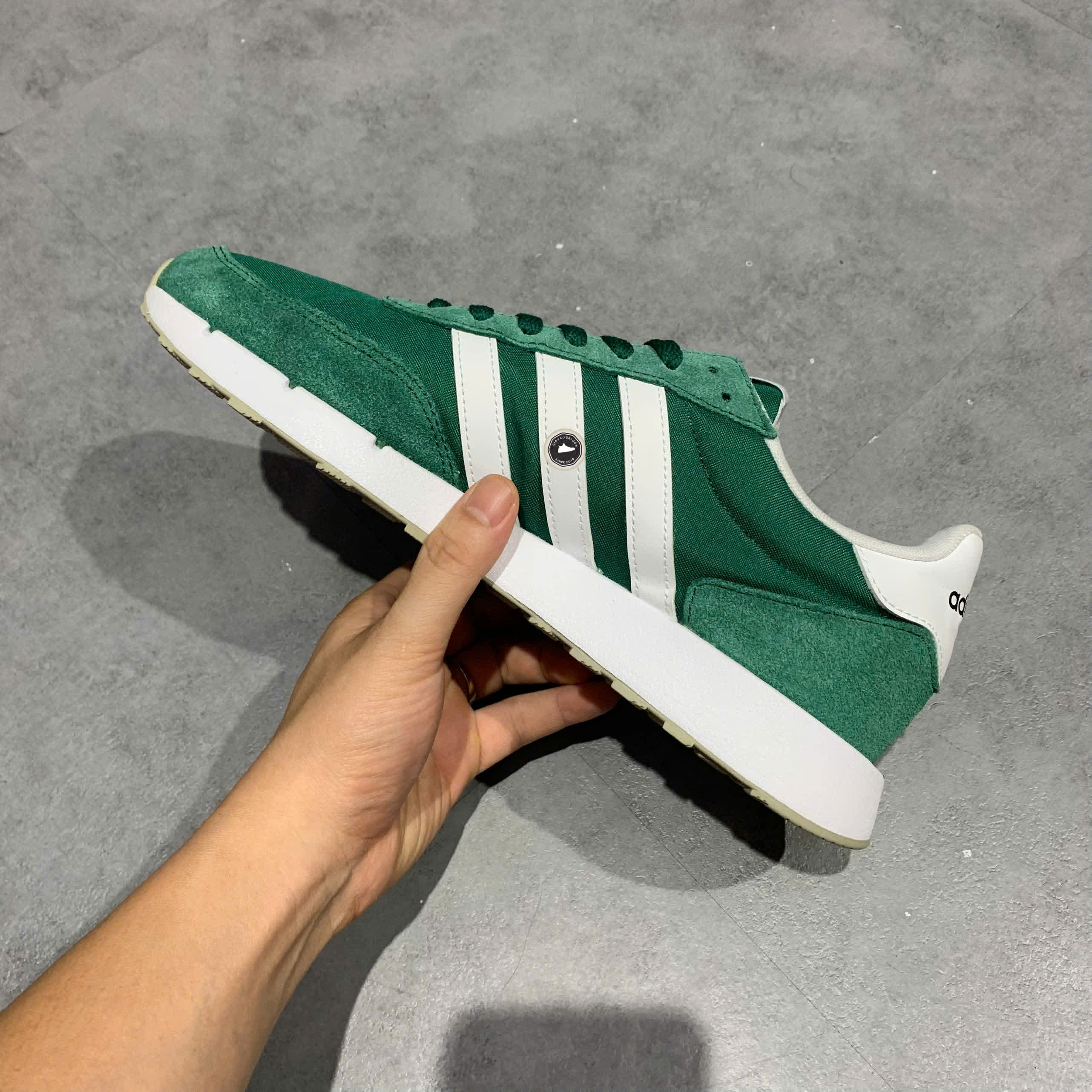 ADIDAS RUN 60S 2.0 H00354 SIZE 42 2/3 GIÀY 2HAND CHÍNH HÃNG PVN21235