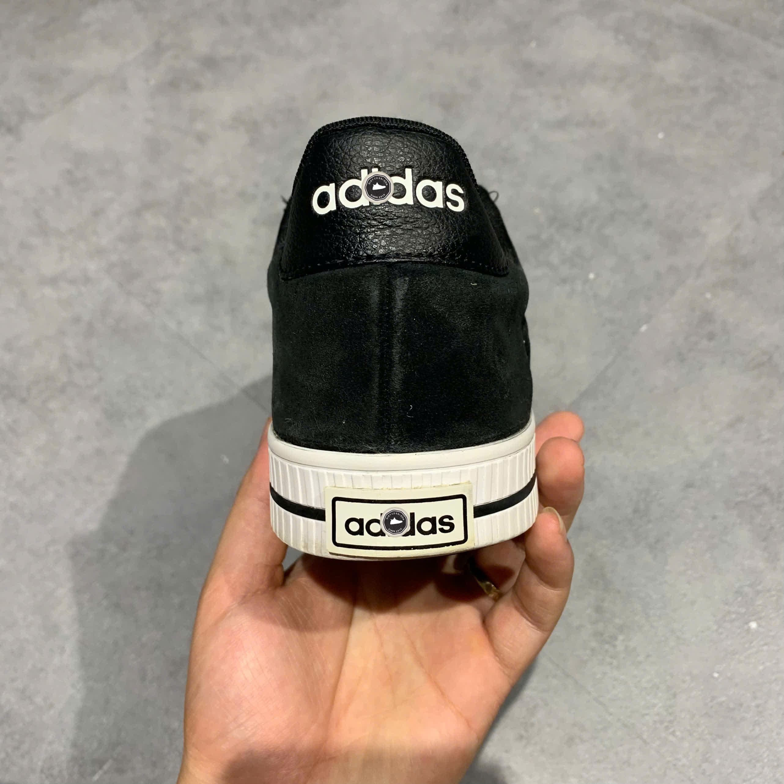 ADIDAS DAILY 3.0 CORE BLACK FW7439 SIZE 45 1/3 GIÀY 2HAND CHÍNH HÃNG PVN21145