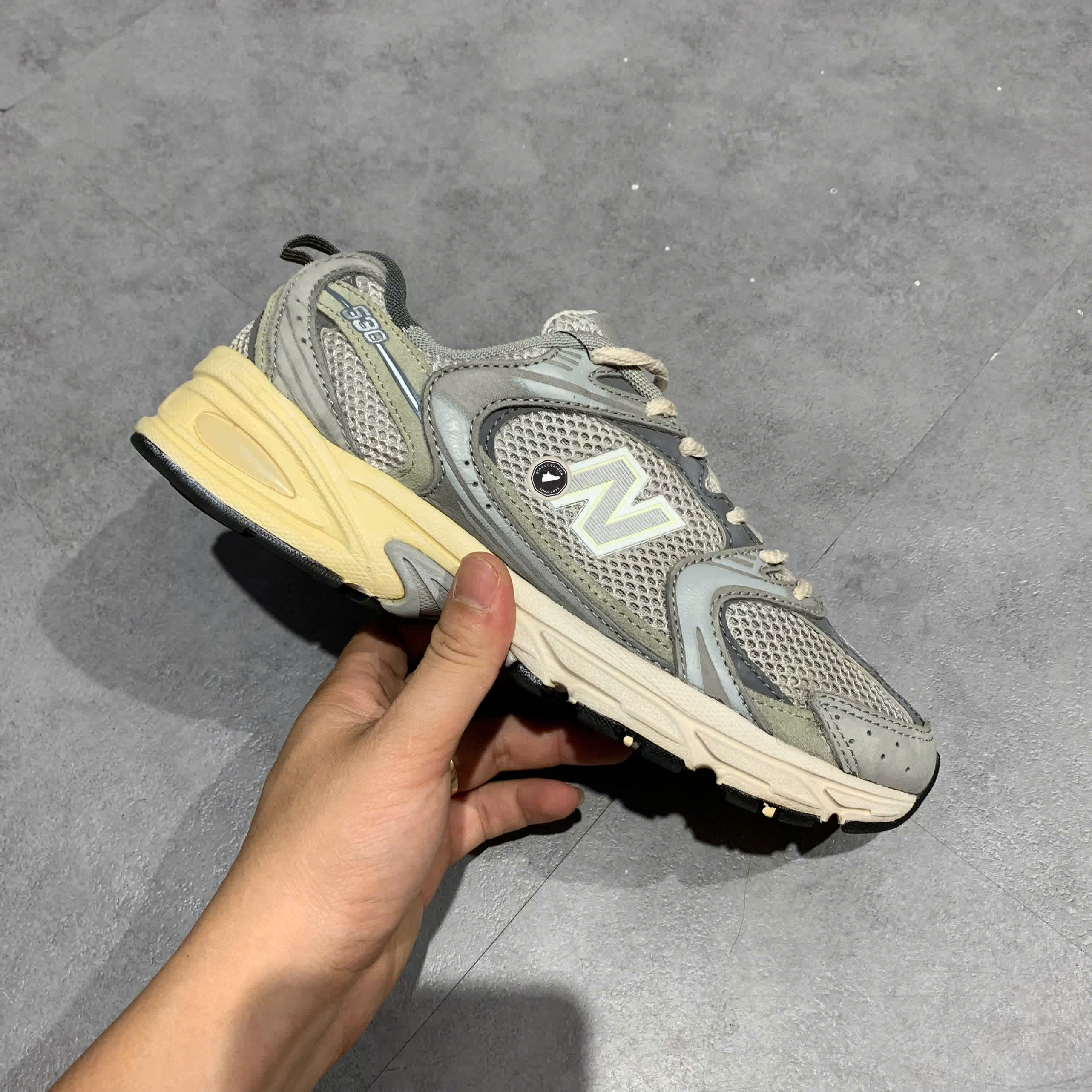 New Balance 530 'Vintage Grey Matter' MR530TG SIZE 38.5 GIÀY 2HAND CHÍNH HÃNG PVN21091