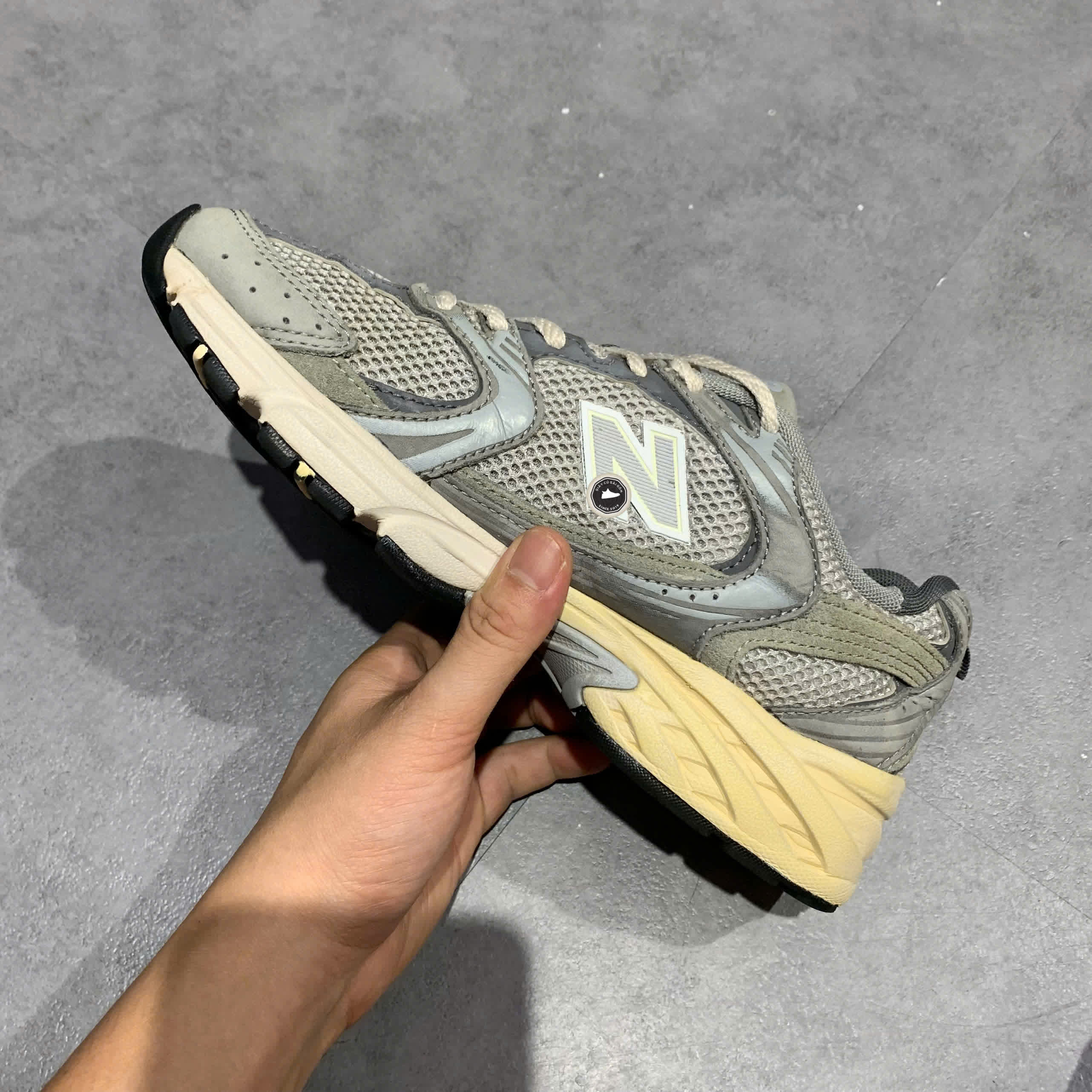 New Balance 530 'Vintage Grey Matter' MR530TG SIZE 38.5 GIÀY 2HAND CHÍNH HÃNG PVN21091