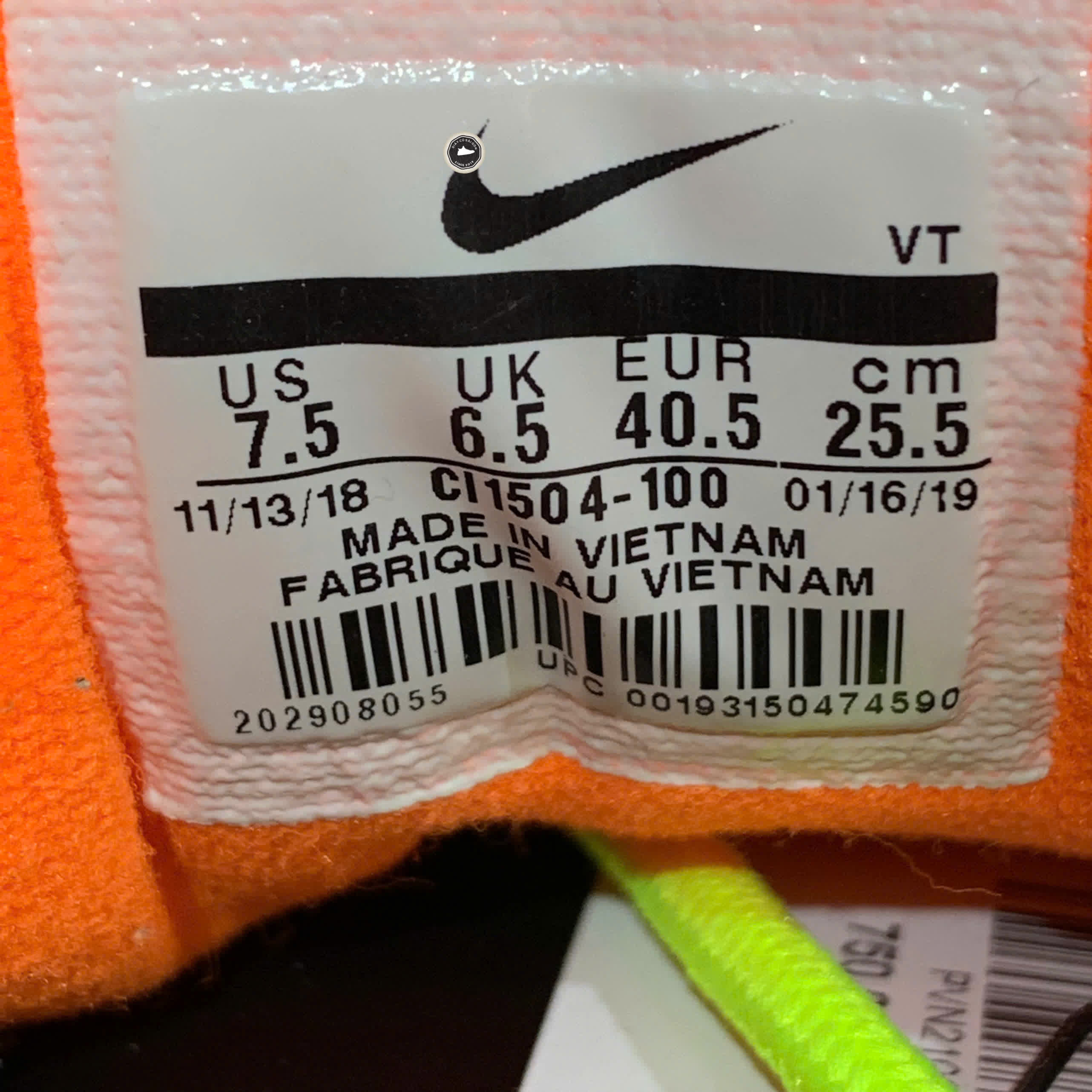 Nike Air Max 97 London Summer Of Love CI1504-100 SIZE 40.5 GIÀY 2HAND CHÍNH HÃNG PVN21095