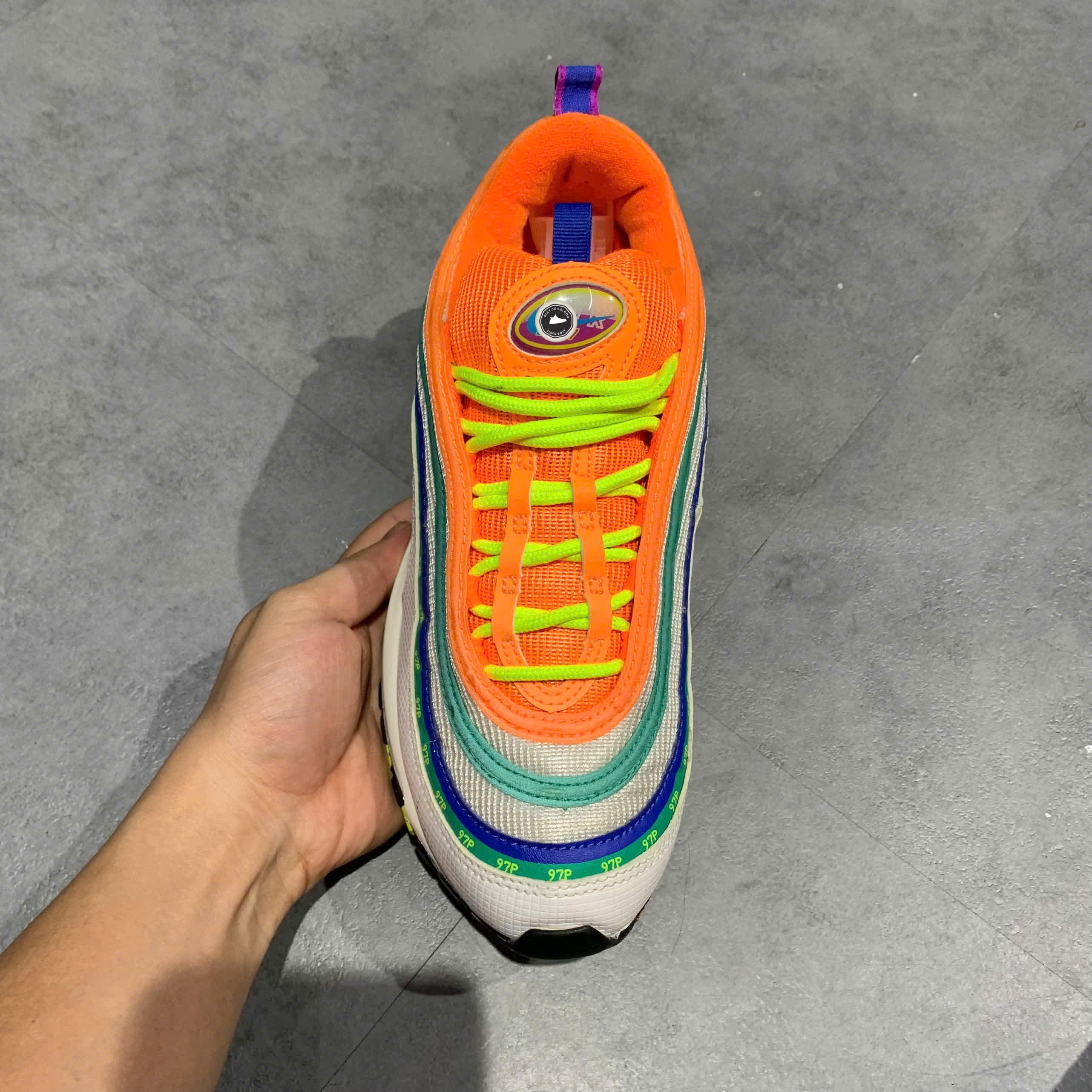 Nike Air Max 97 London Summer Of Love CI1504-100 SIZE 40.5 GIÀY 2HAND CHÍNH HÃNG PVN21095