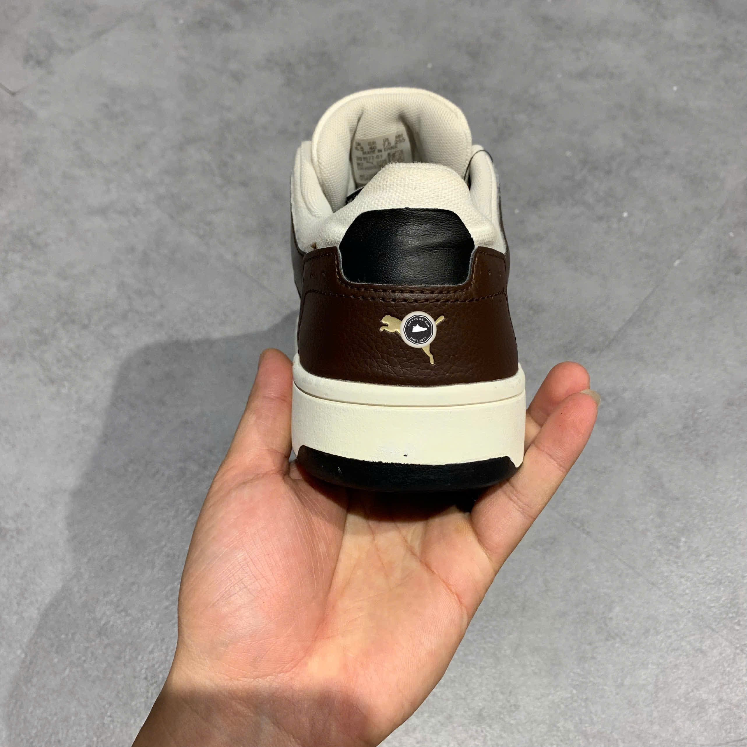 PUMA REBOUND Joy Low CV 'Brown' 391077 01 SIZE 40 GIÀY 2HAND CHÍNH HÃNG PVN21368