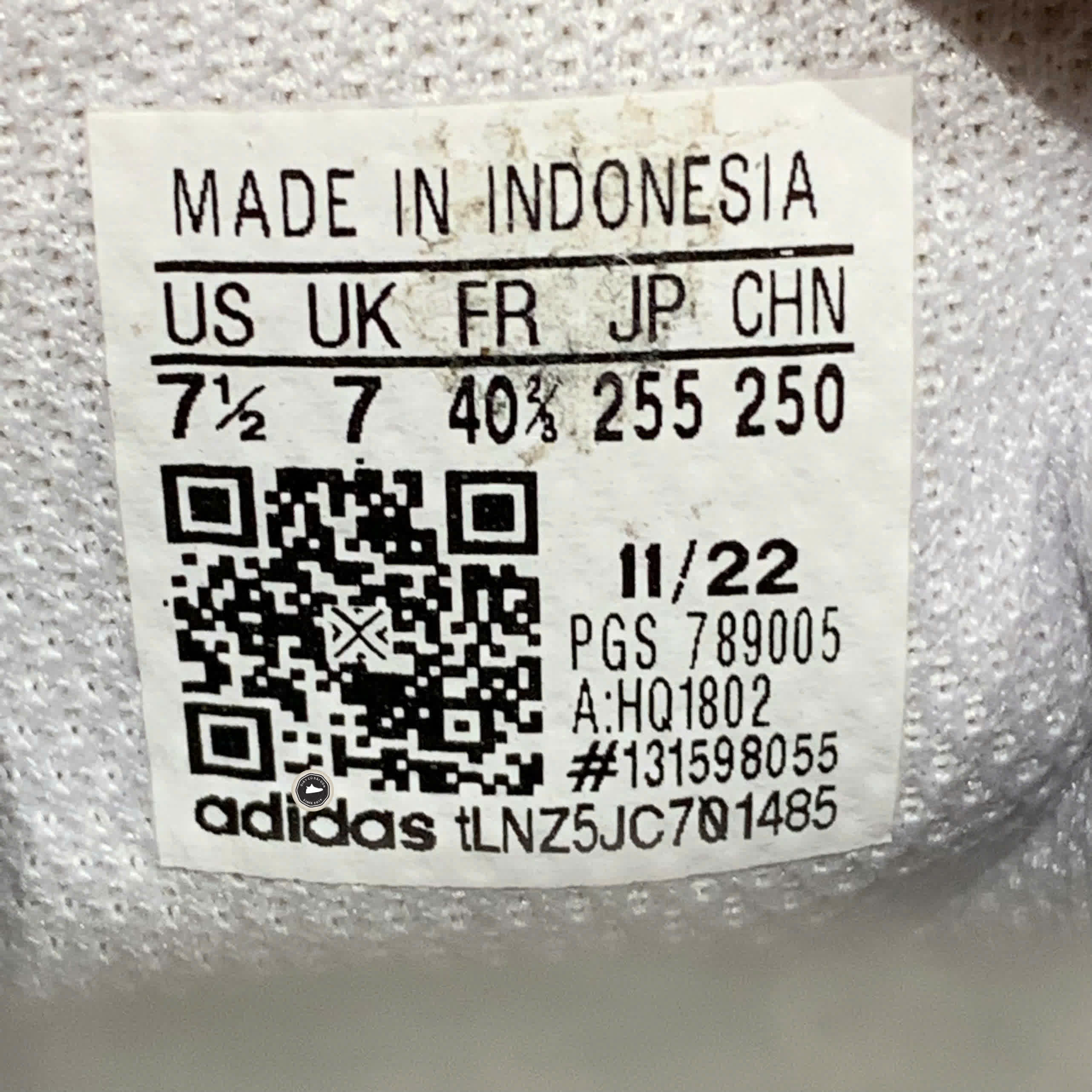 ADIDAS VL COURT 2.0 GREY BLACK GUM HQ1802 SIZE 40 2/3 GIÀY 2HAND CHÍNH HÃNG PVN21144