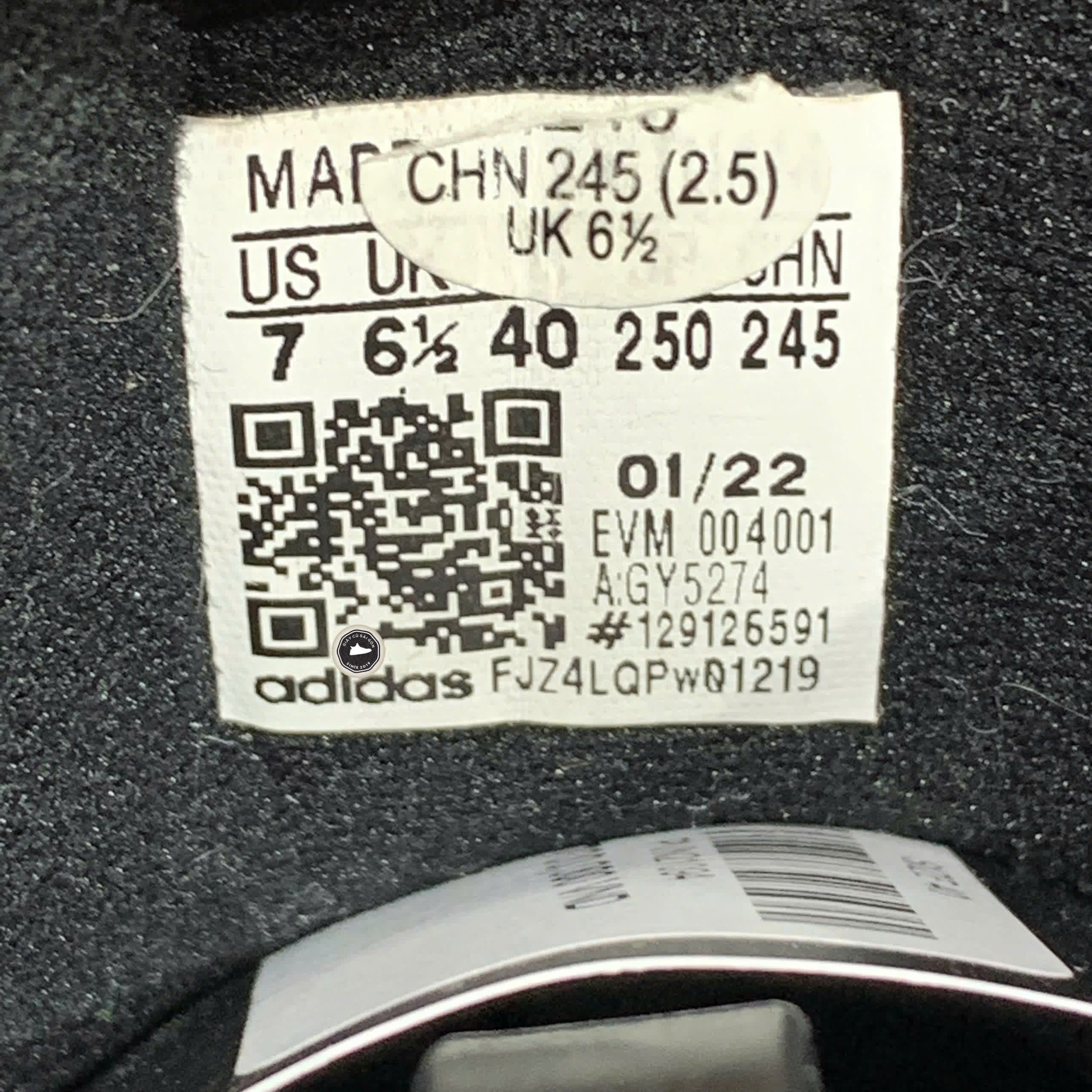 ADIDAS ADIMATIC CORE BLACK CRYSTAL WHITE GY5274 SIZE 40 GIÀY 2HAND CHÍNH HÃNG PVN21094