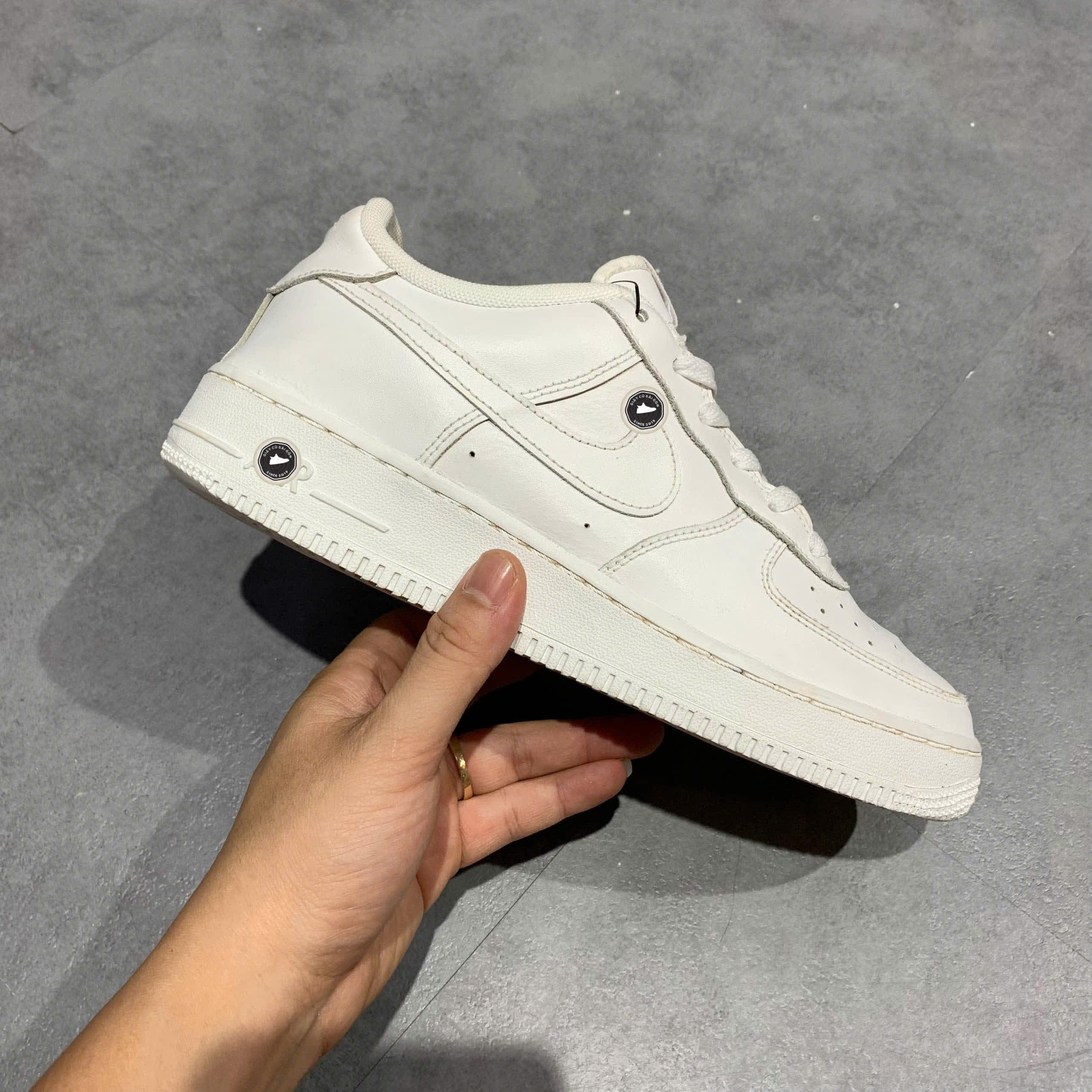 Nike Air Force 1 Low 'White' (GS) 314192 117 SIZE 40 GIÀY 2HAND CHÍNH HÃNG PVN21192