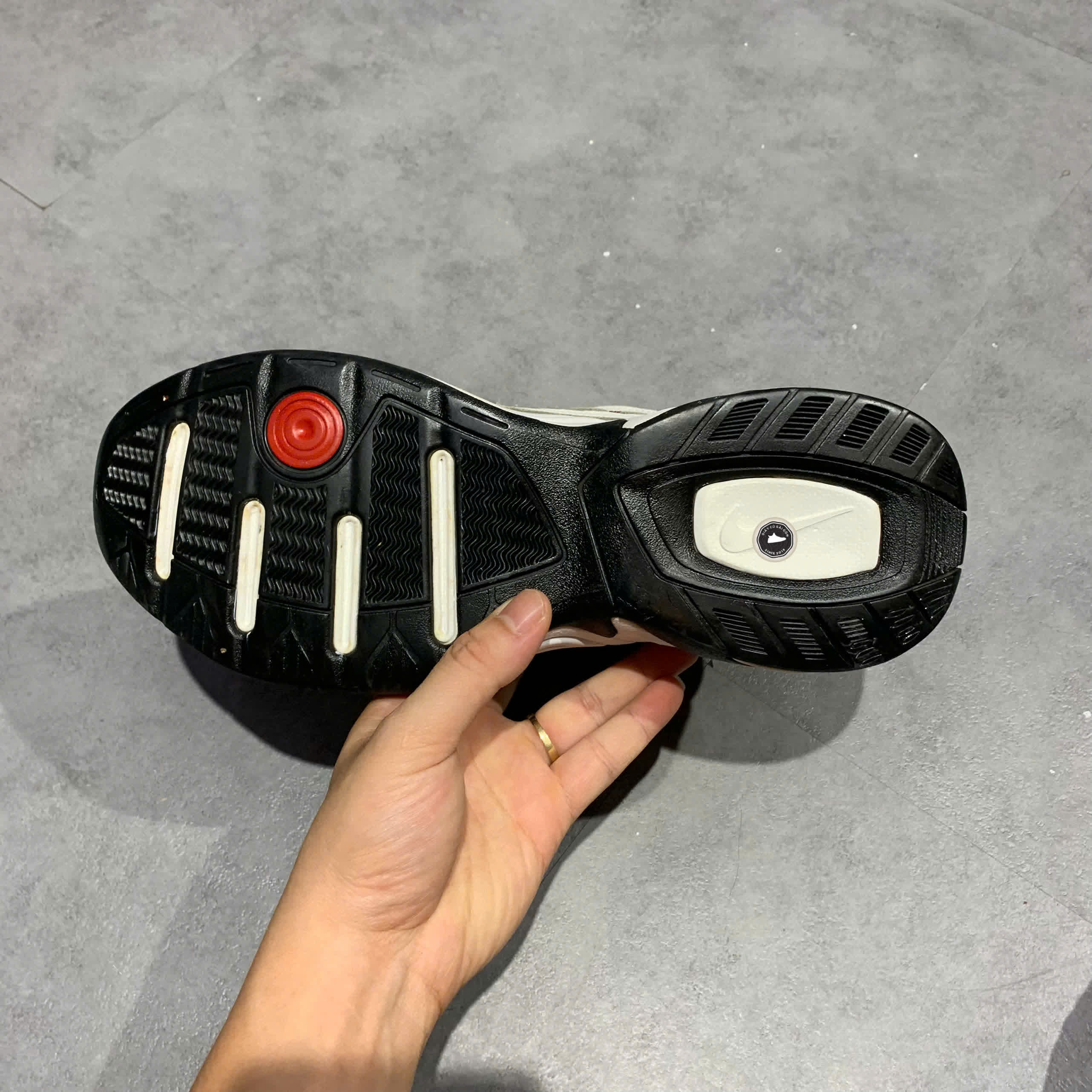 Nike M2K Tekno White/Black-University Red AV4789 104 SIZE 40 GIÀY 2HAND CHÍNH HÃNG PVN21268