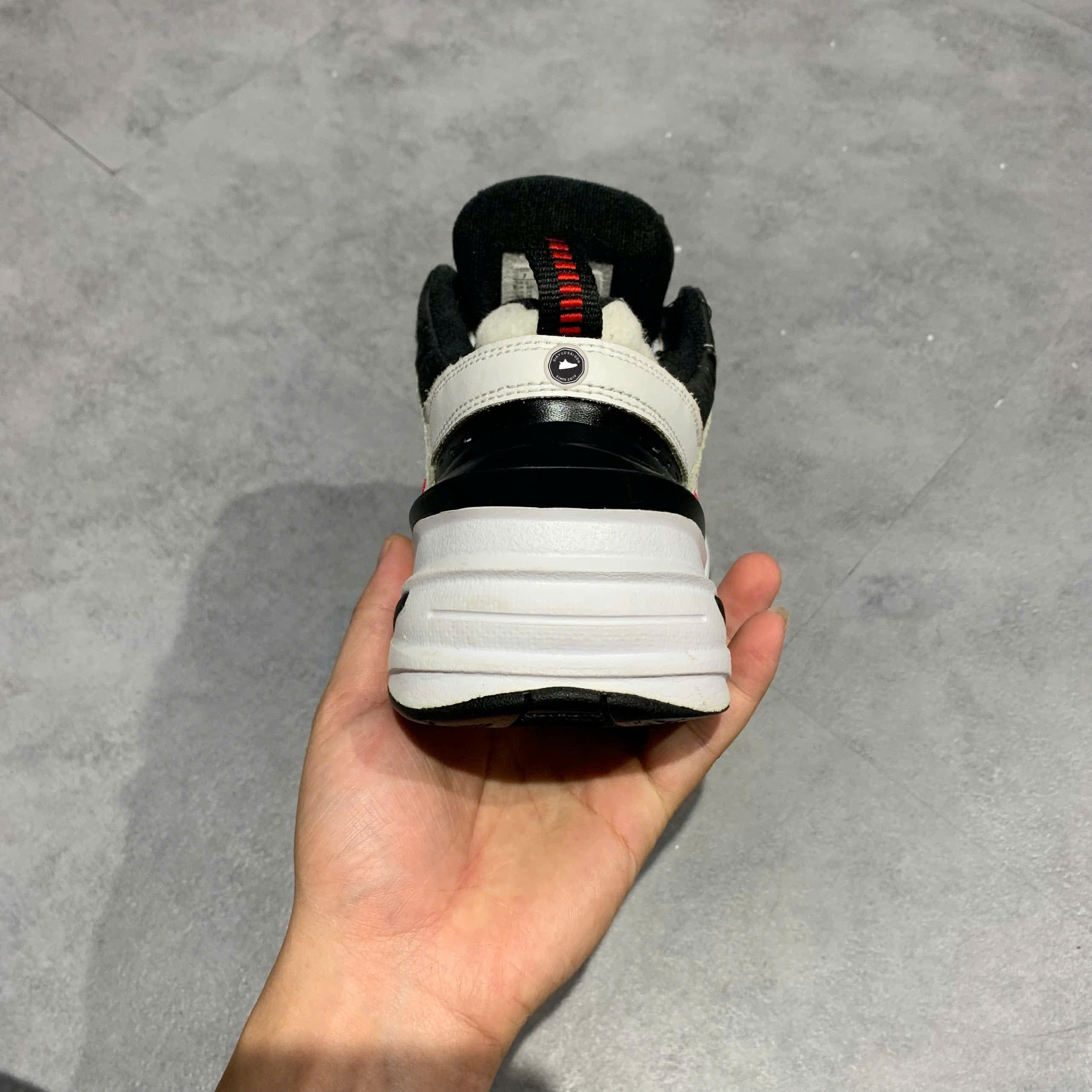 Nike M2K Tekno White/Black-University Red AV4789 104 SIZE 40 GIÀY 2HAND CHÍNH HÃNG PVN21268