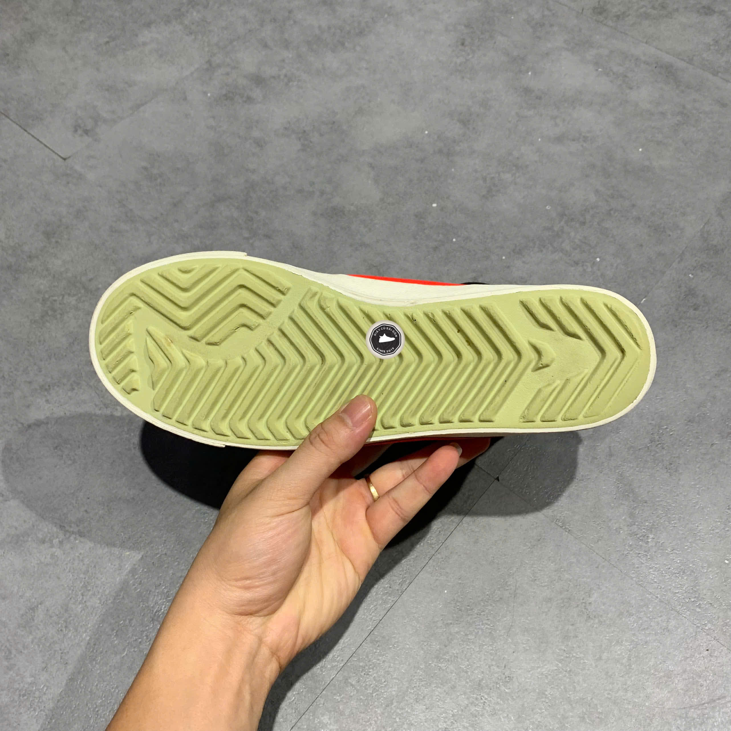 Nike Blazer Mid '77 Jumbo 'Black Bright Crimson' DD3111 001 SIZE 40 GIÀY 2HAND CHÍNH HÃNG PVN21239