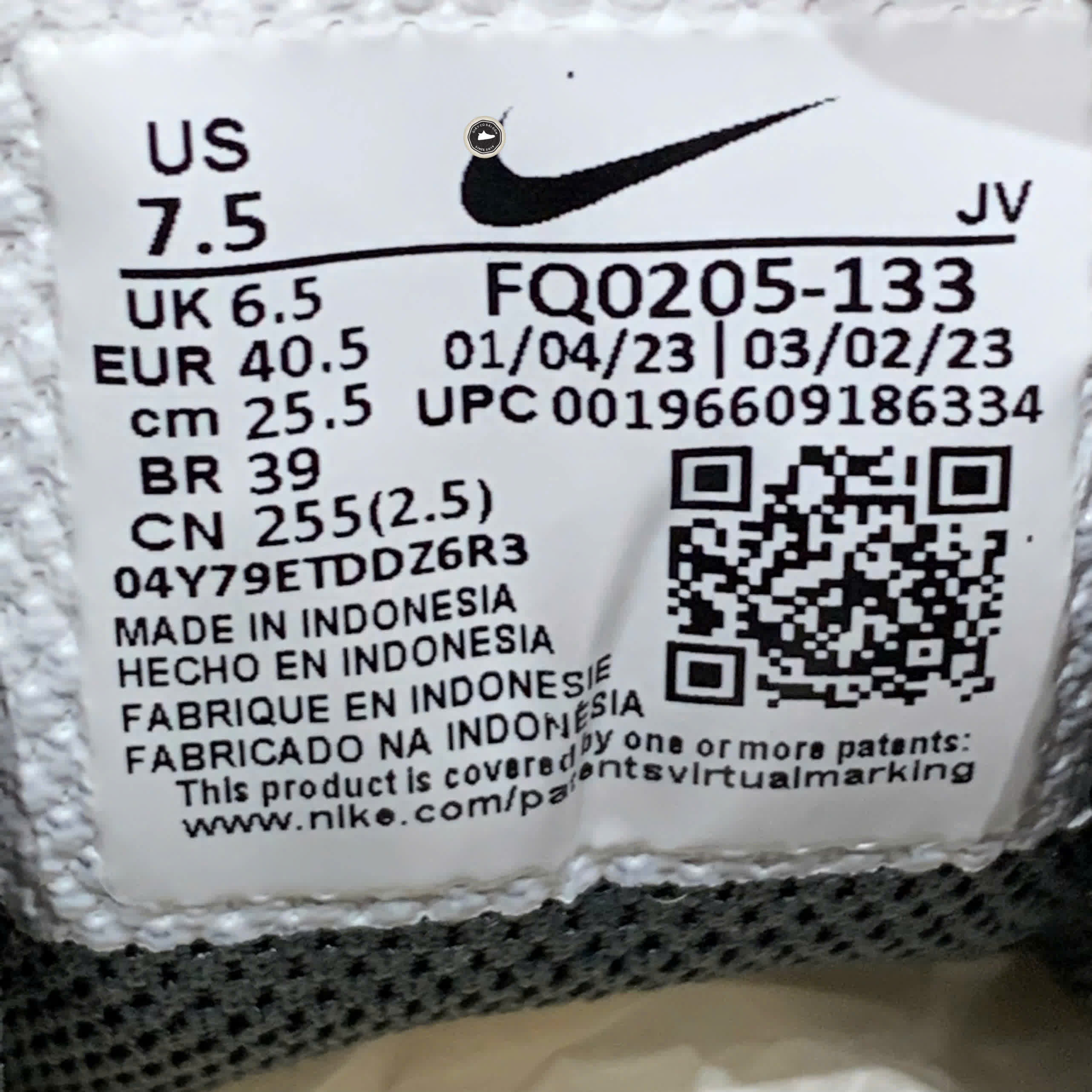 Nike Air Max SC 'Sail University Gold' FQ0205-133 SIZE 40.5 GIÀY 2HAND CHÍNH HÃNG PVN21124