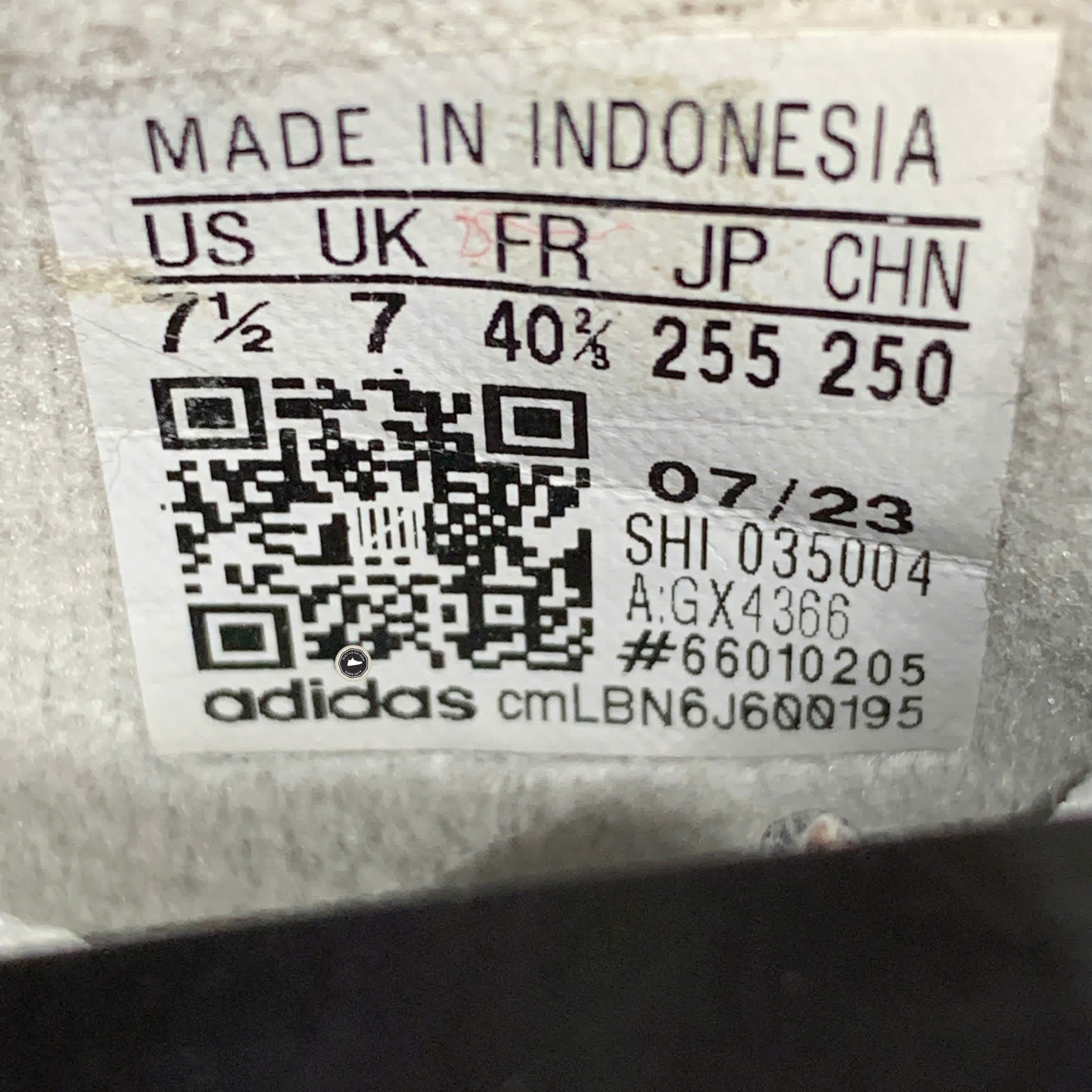 ADIDAS COURTIC 'CLOUD WHITE GREY ONE' GX4366 SIZE 40 2/3 GIÀY 2HAND CHÍNH HÃNG PVN21254