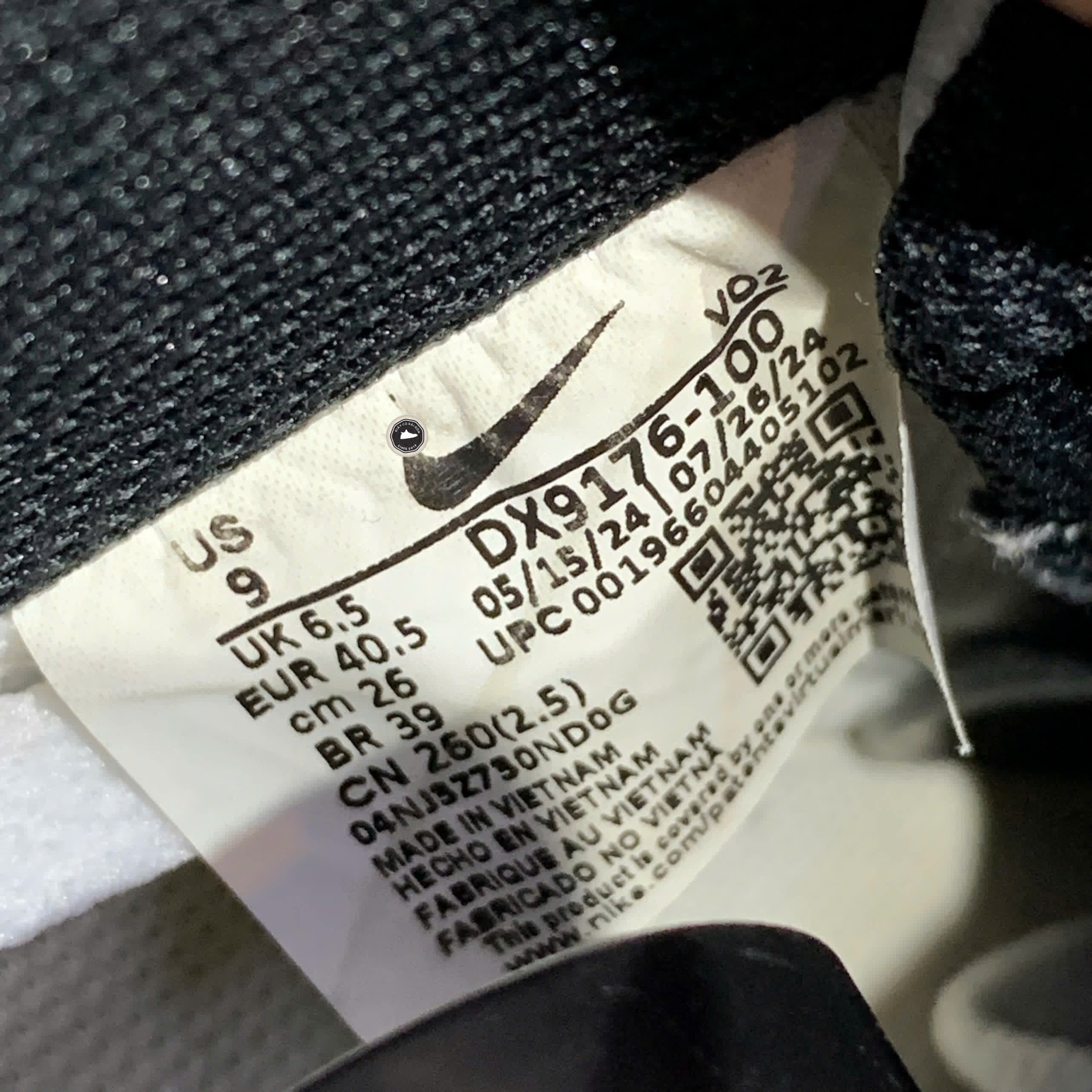 Nike Gamma Force White Black DX9176 100 SIZE 40.5 GIÀY 2HAND CHÍNH HÃNG PVN21143