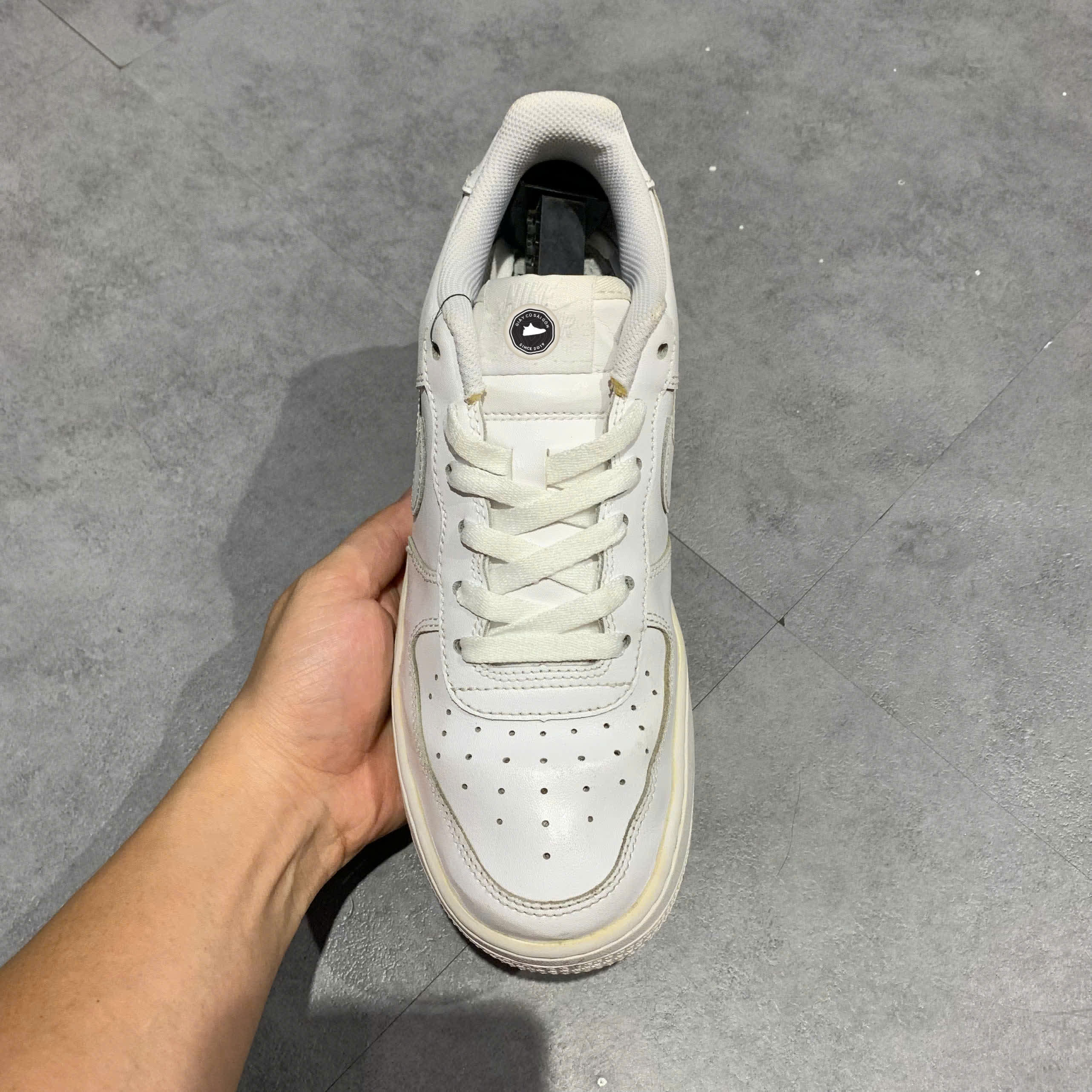 Nike Air Force 1 LE GS 'Triple White' DH2920 111 SIZE 40 GIÀY 2HAND CHÍNH HÃNG PVN21213