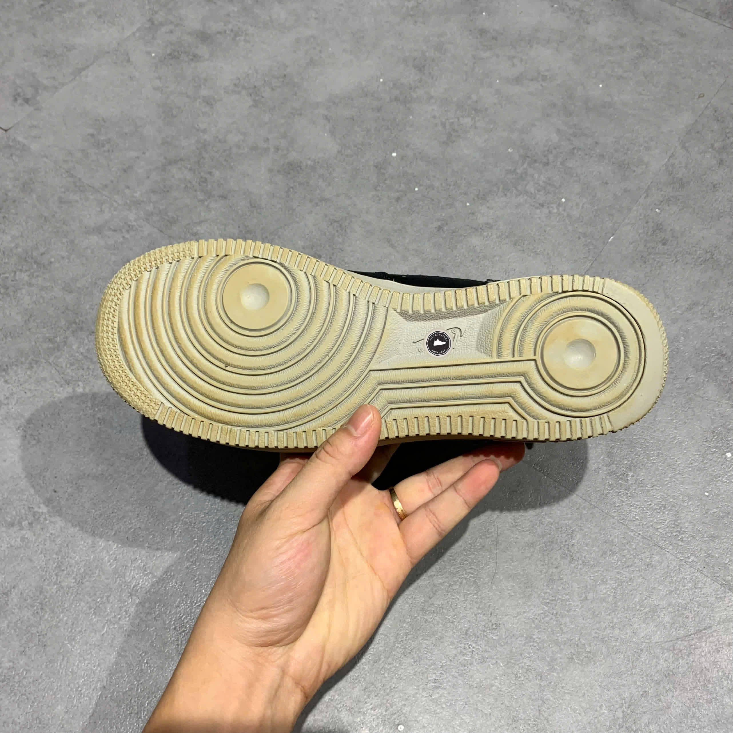 Nike Air Force 1 '07 LV8 Low 'Under Construction - Black' BQ4421 002 SIZE 40 GIÀY 2HAND CHÍNH HÃNG PVN21150