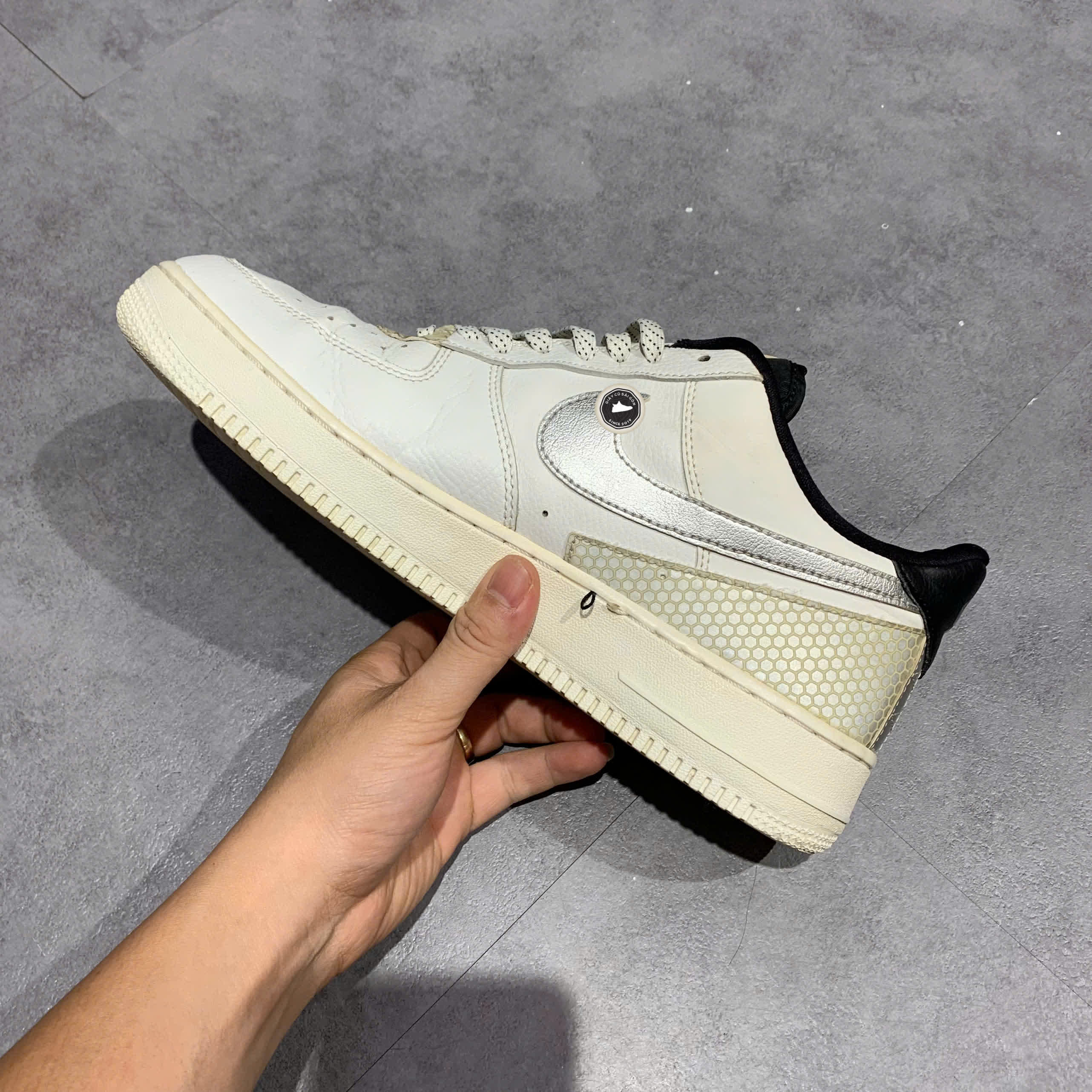 NIKE AIR FORCE 1 LOW 3M 'SUMMIT WHITE' CT2299 100 SIZE 44.5 GIÀY 2HAND CHÍNH HÃNG PVN21182