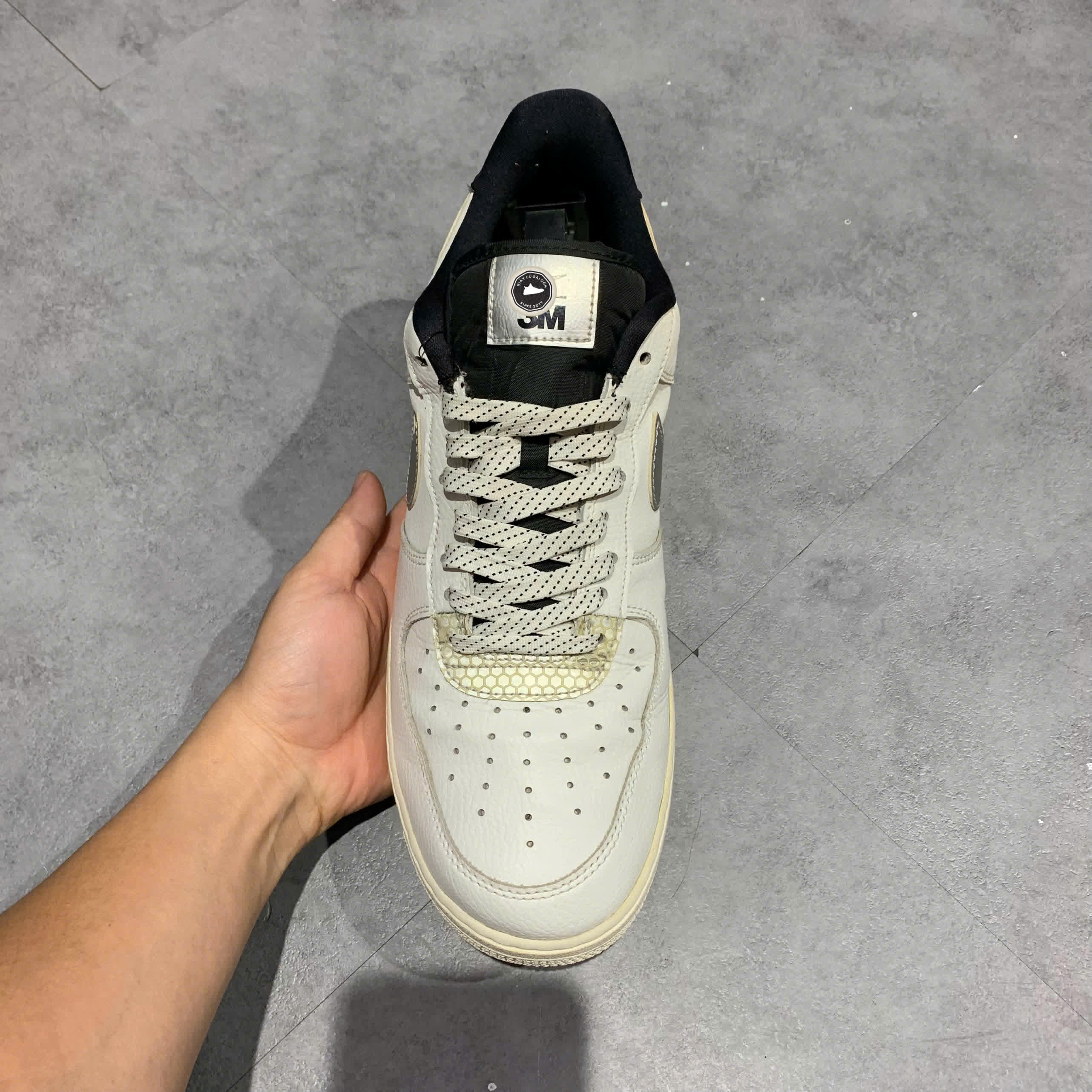 NIKE AIR FORCE 1 LOW 3M 'SUMMIT WHITE' CT2299 100 SIZE 44.5 GIÀY 2HAND CHÍNH HÃNG PVN21182