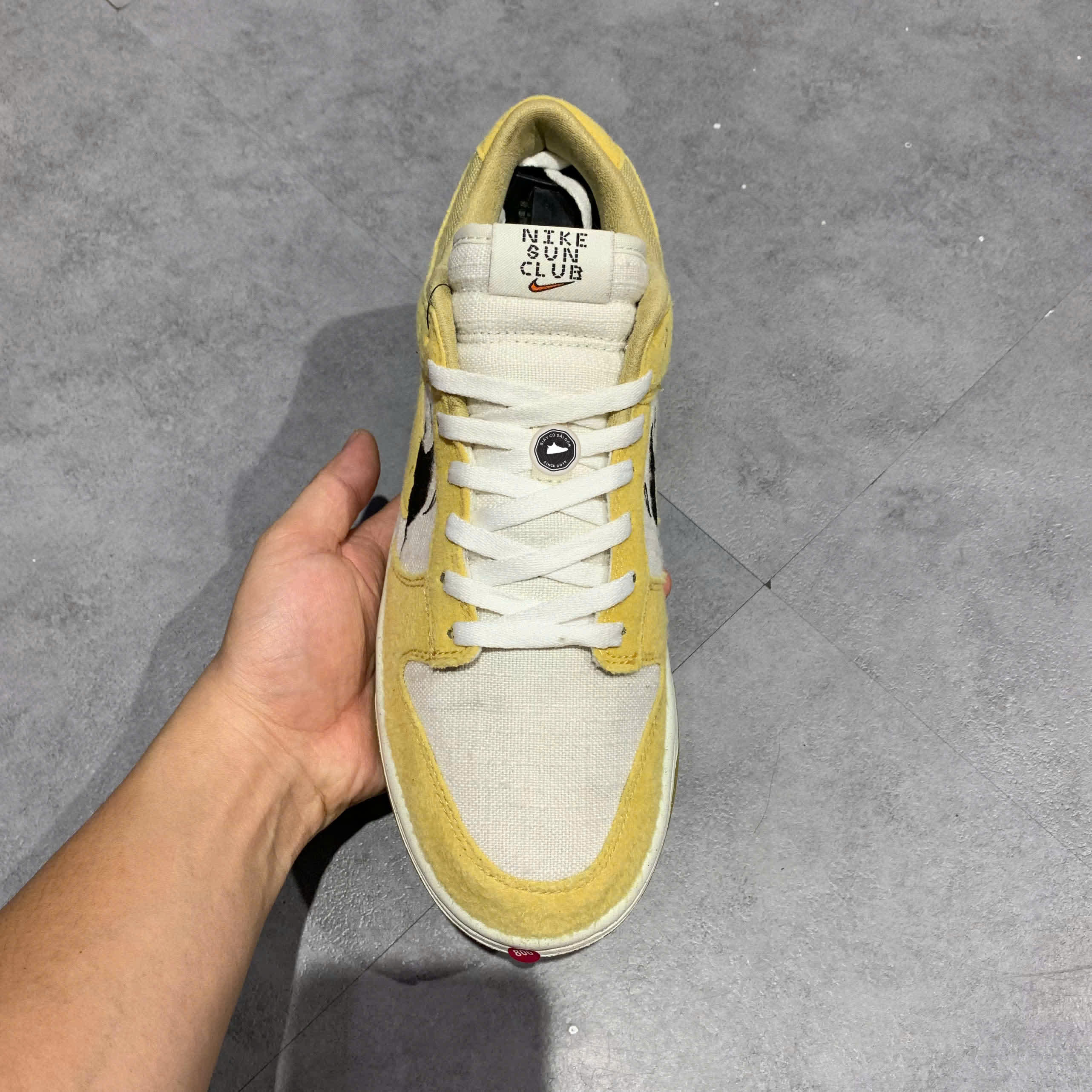 NIKE DUNK LOW SUN CLUB WHEAT GRASS ORANGE DV1681 100 SIZE 40.5 GIÀY 2HAND CHÍNH HÃNG PVN21230