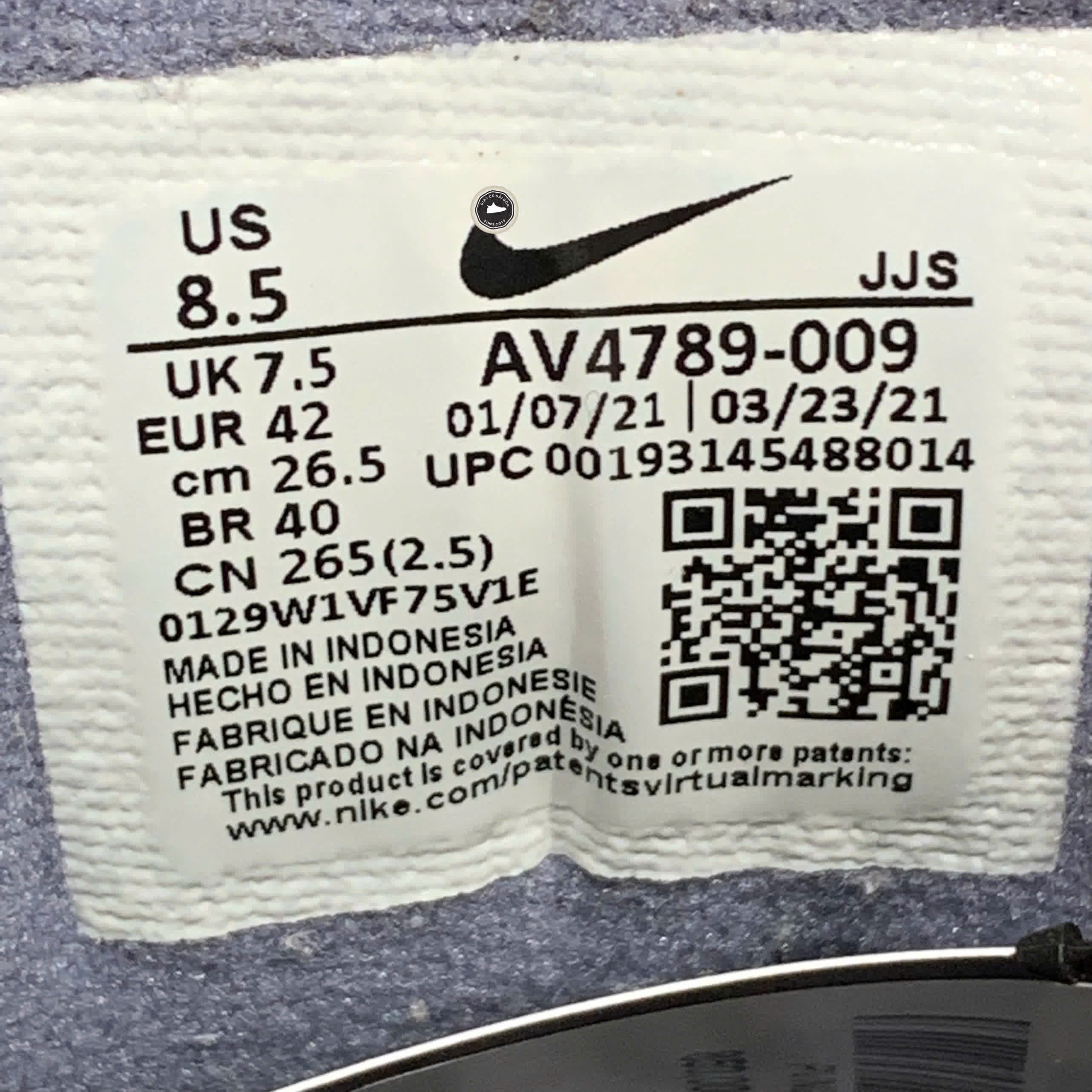 NIKE M2K TEKNO PLATINUM TINT SAIL LUCID GREEN AV4789 009 SIZE 42 GIÀY 2HAND CHÍNH HÃNG PVN21232