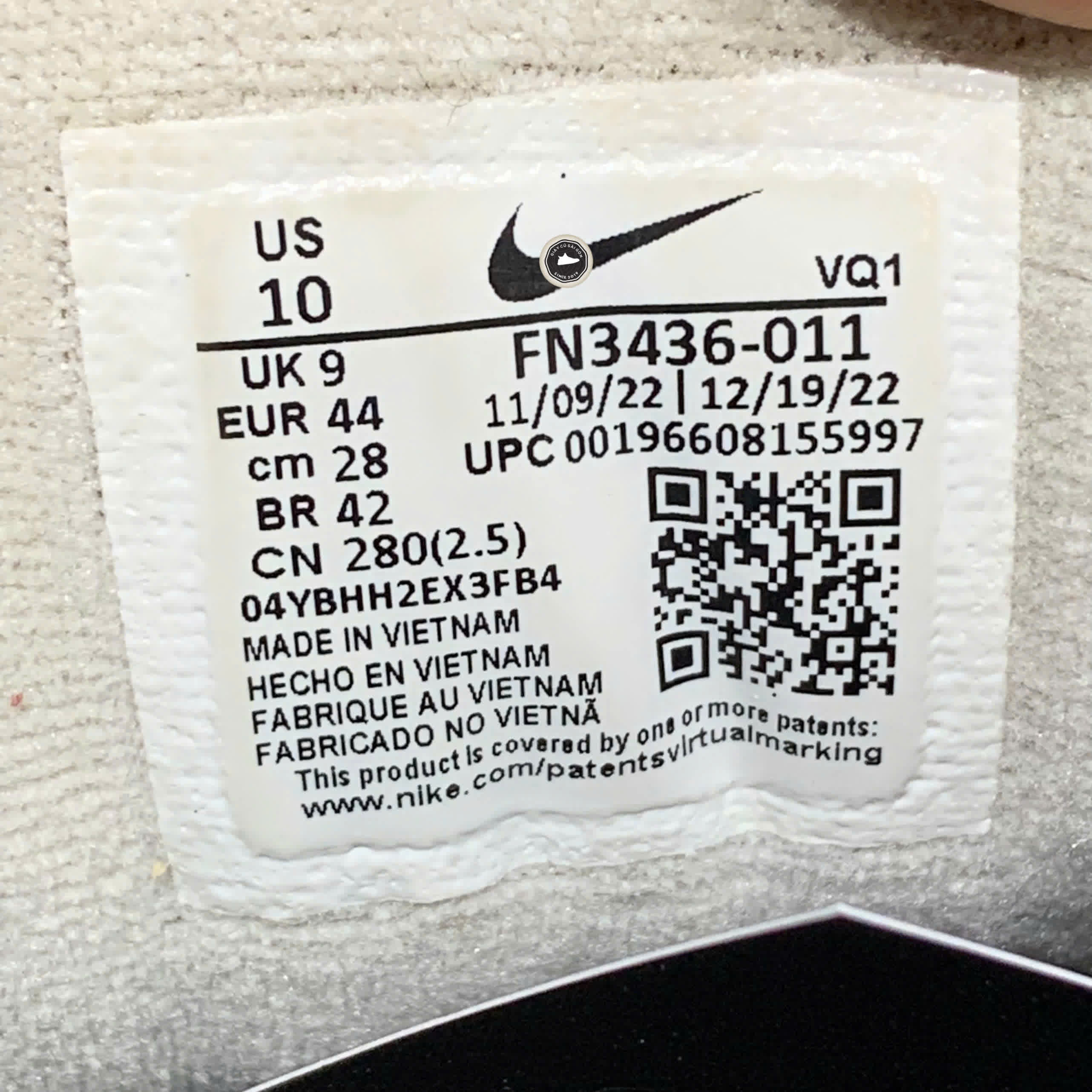 NIKE AIR MONARCH IV 'LIGHT BONE GREEN STRIKE' FN3436 011 SIZE 44 GIÀY 2HAND CHÍNH HÃNG PVN21207