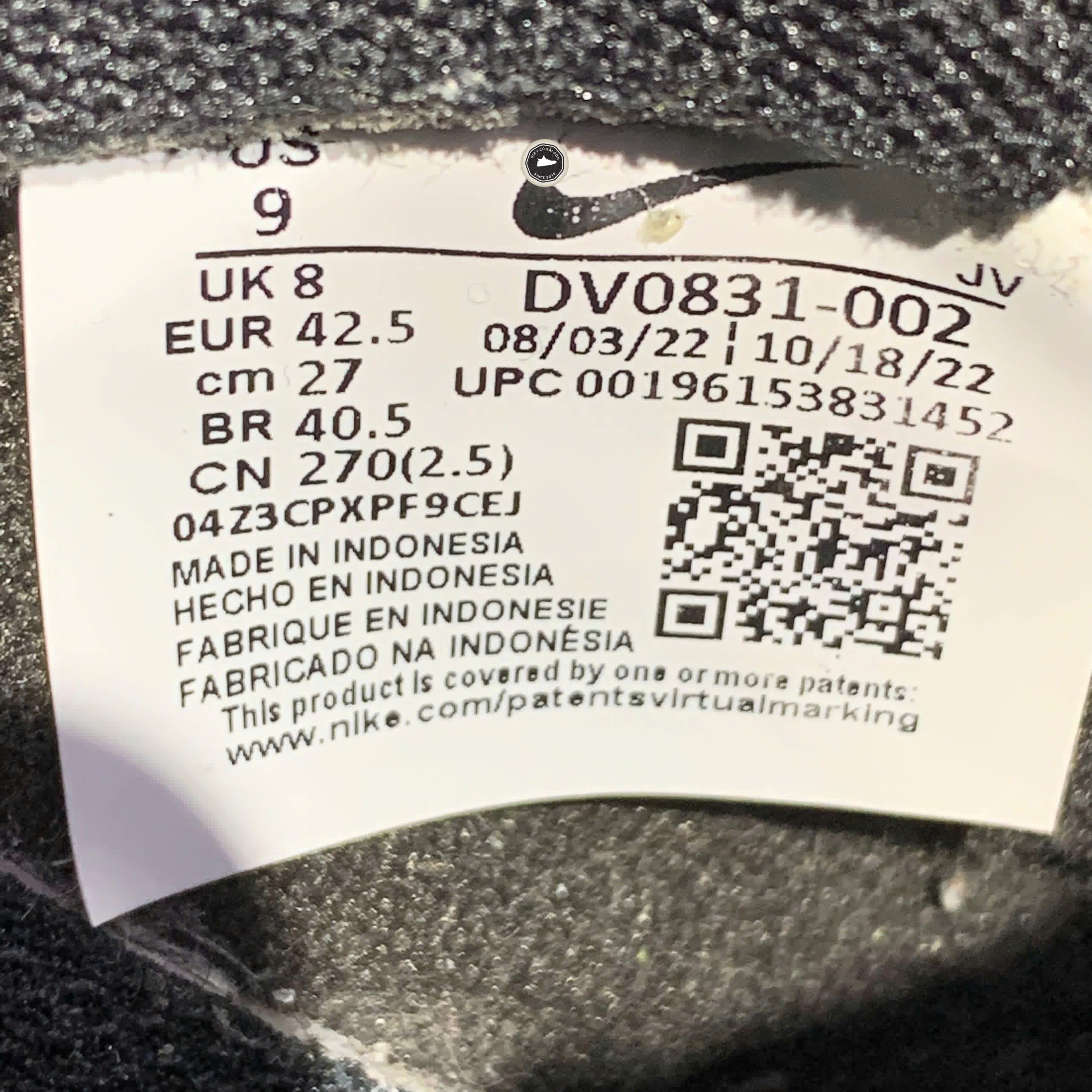 NIKE DUNK LOW PANDA PRANK SHOES SIZE 42.5 GIÀY 2HAND CHÍNH HÃNG PVN21775