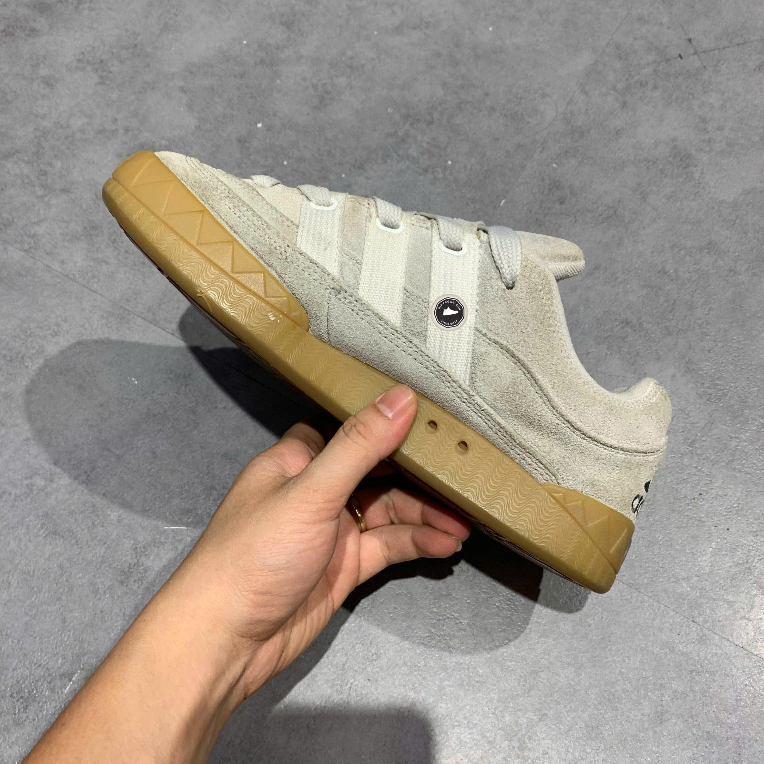 Adidas Originals Adimatic ‘Grey Cream’ ID0847 SIZE 40 2/3 GIÀY 2HAND CHÍNH HÃNG PVN21549